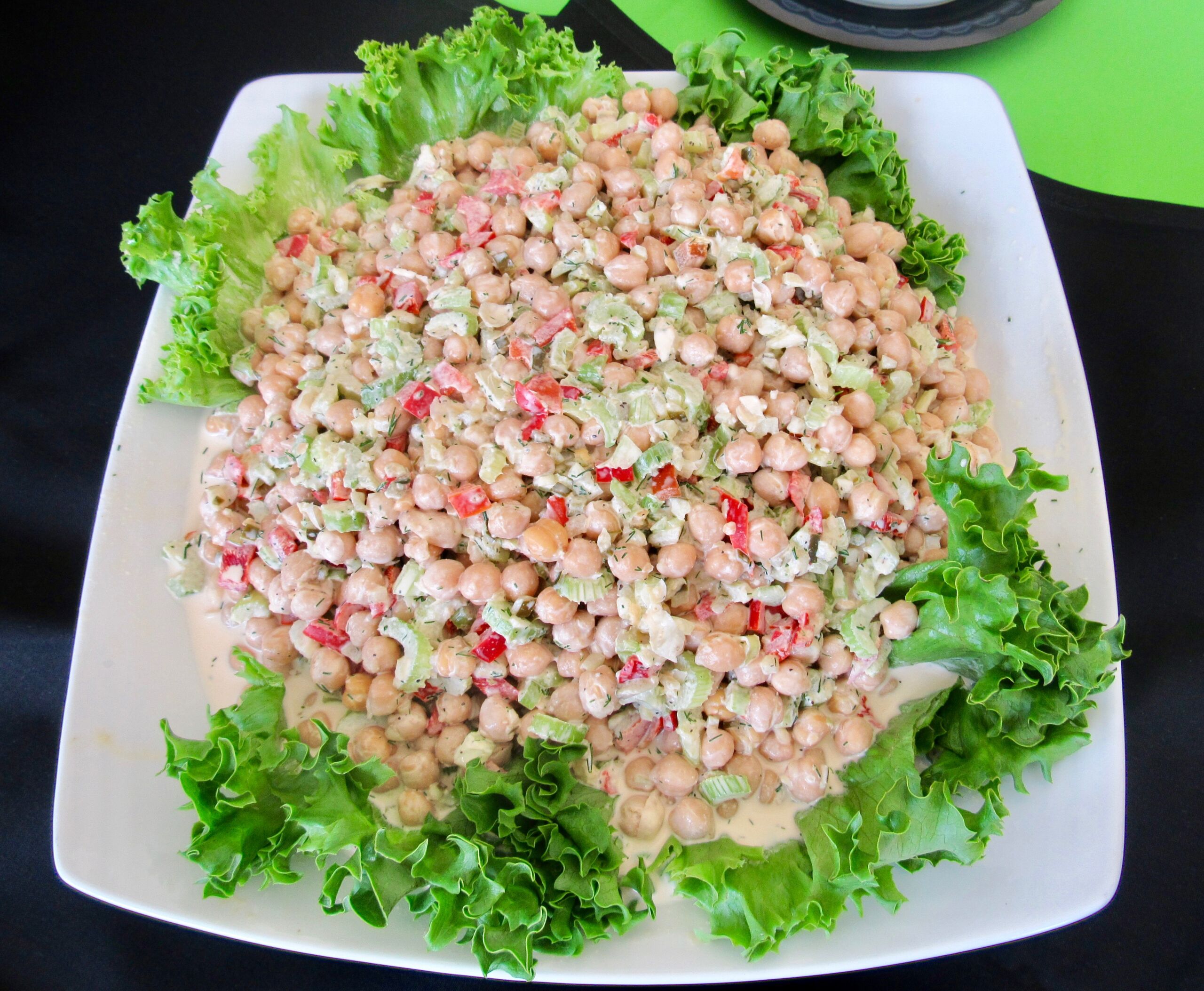 Crispy Chickpea and Fruit Salad
