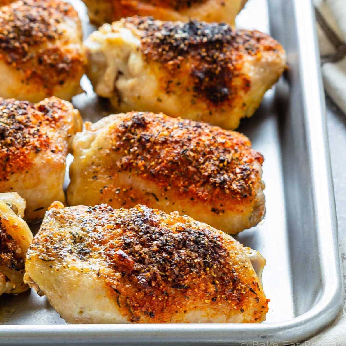 Crispy Best-Baked Chicken Thighs