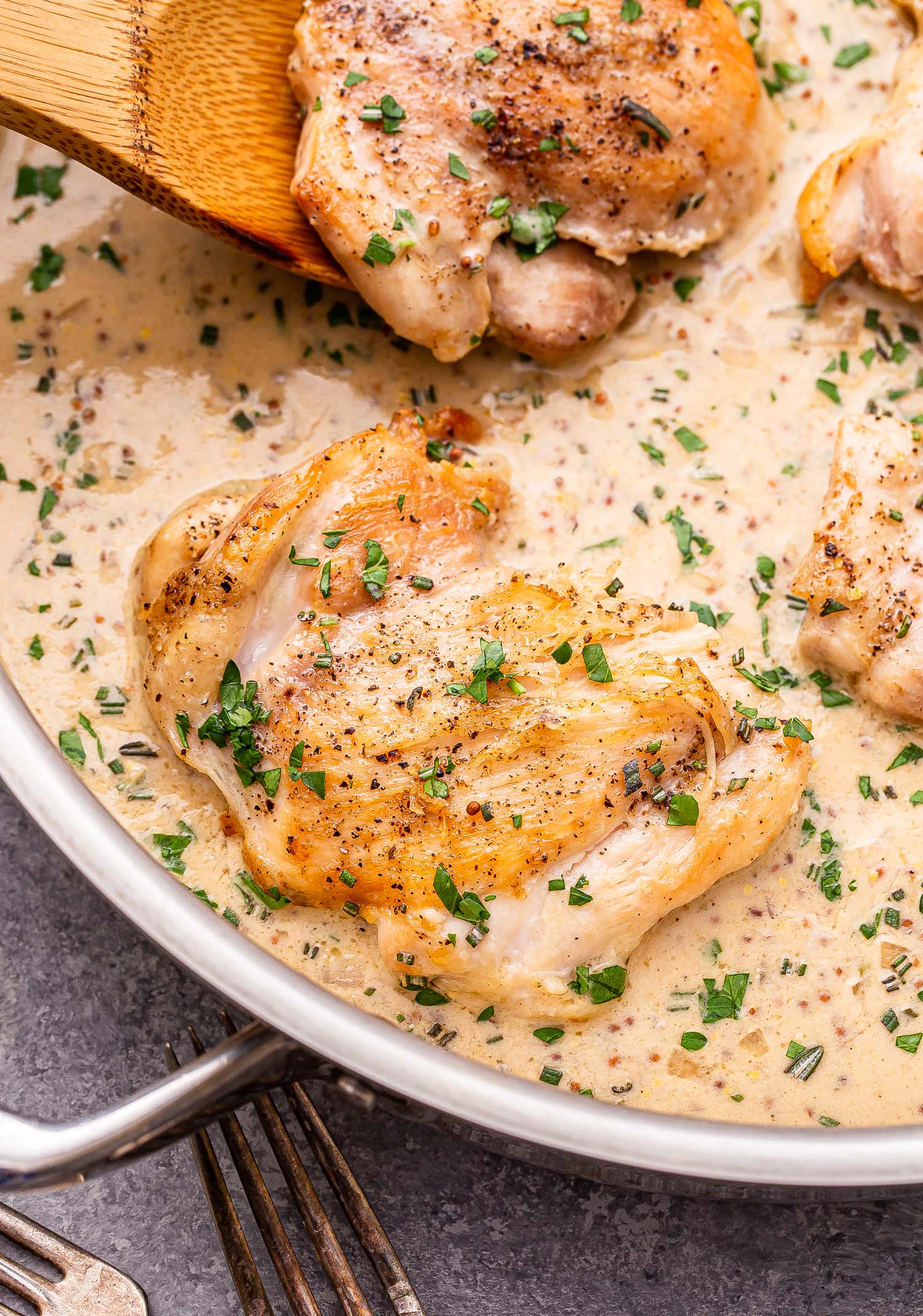 Lemon-Herb Creamy Mustard Chicken