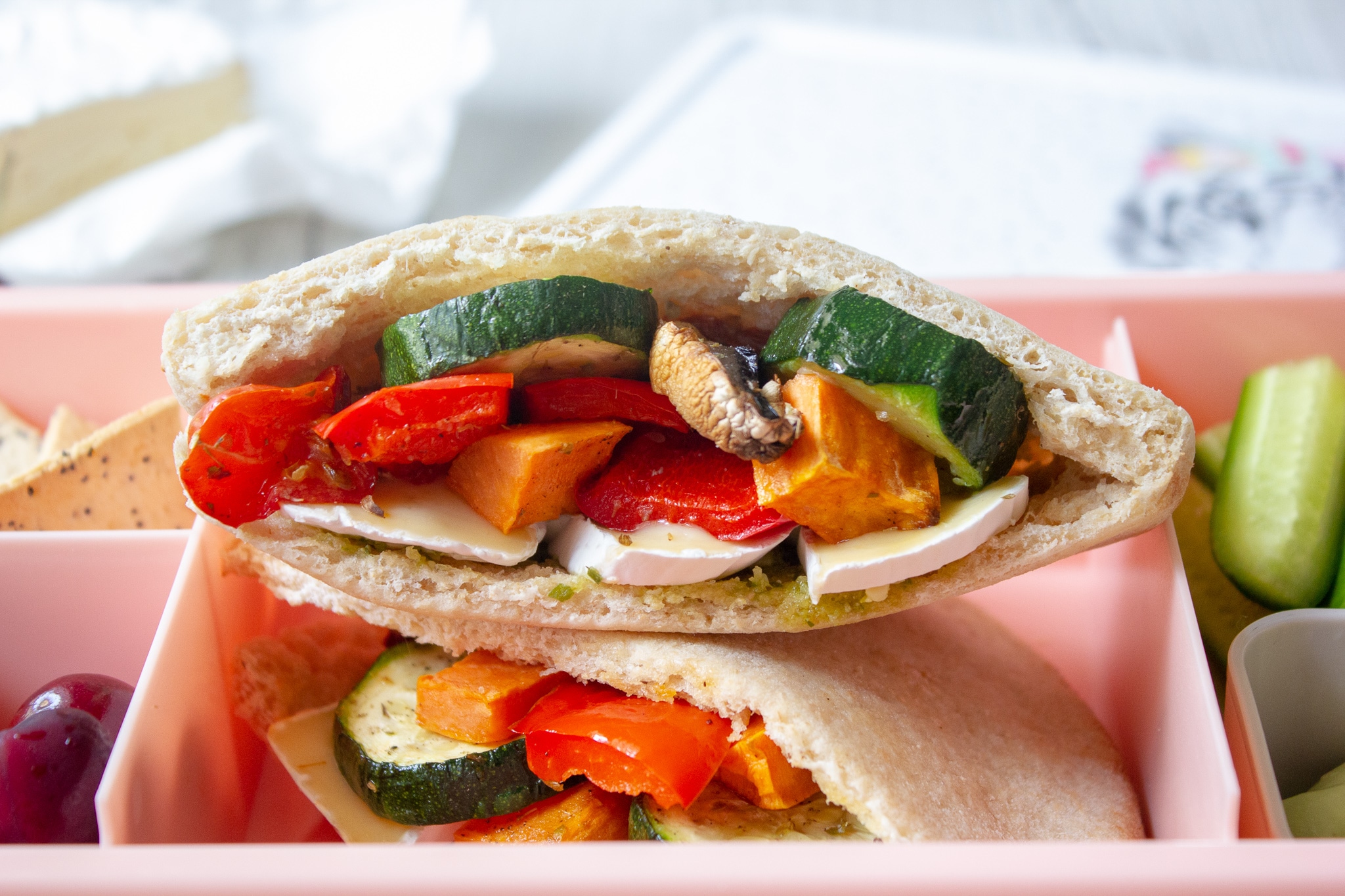 Mini Veggie Pita Pockets