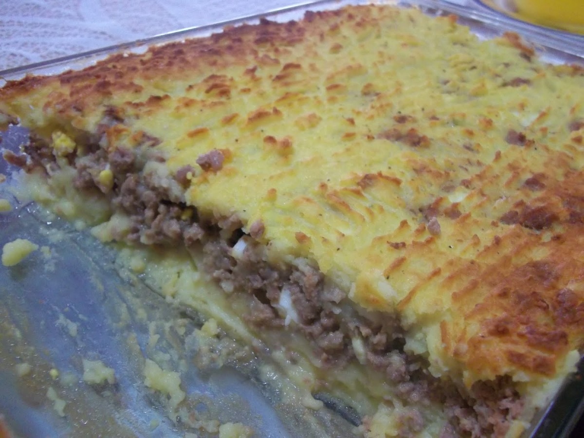 Pastel de Papa and Chicken Soup