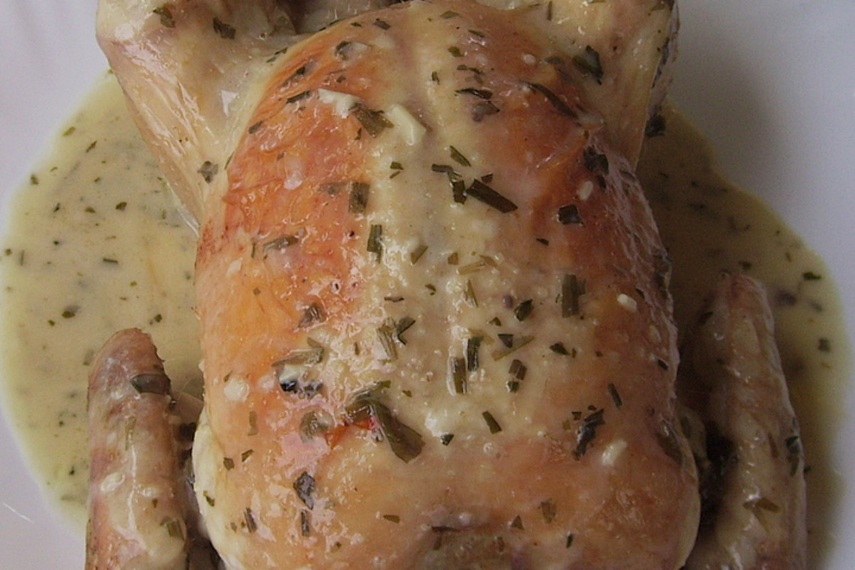 Roy d'Espagne Beer-Braised Chicken with Tarragon