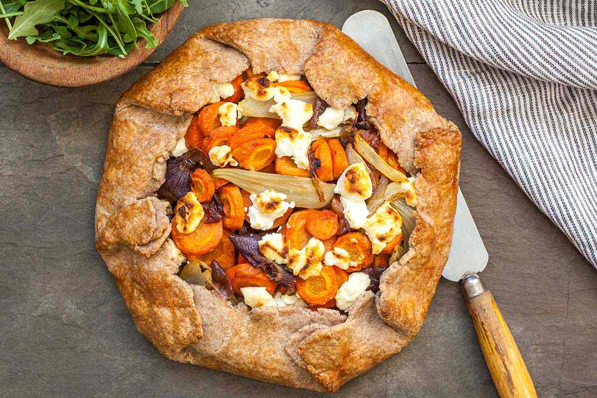Marolles Vegetable Tart with Dijon Glaze