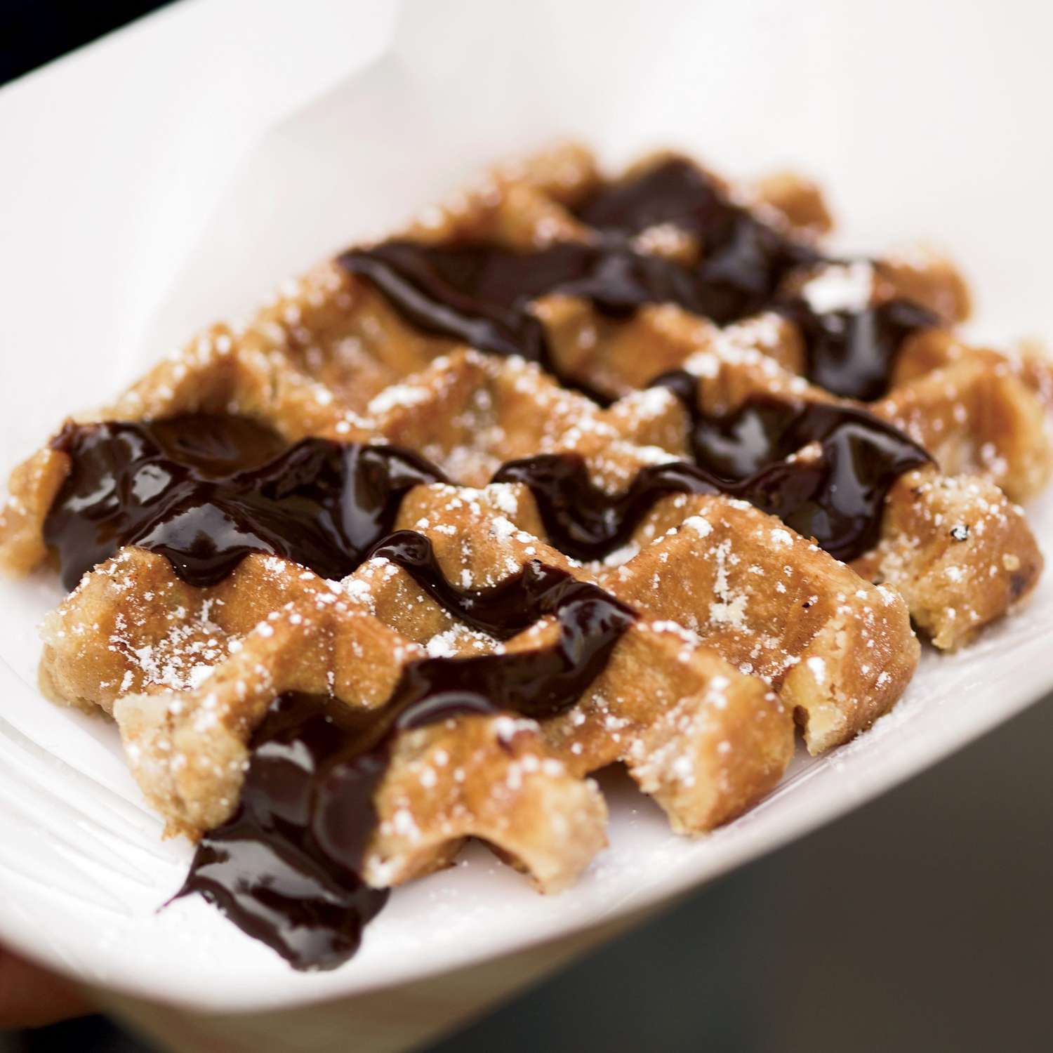 Roy d'Espagne Waffle with Belgian Chocolate Ganache