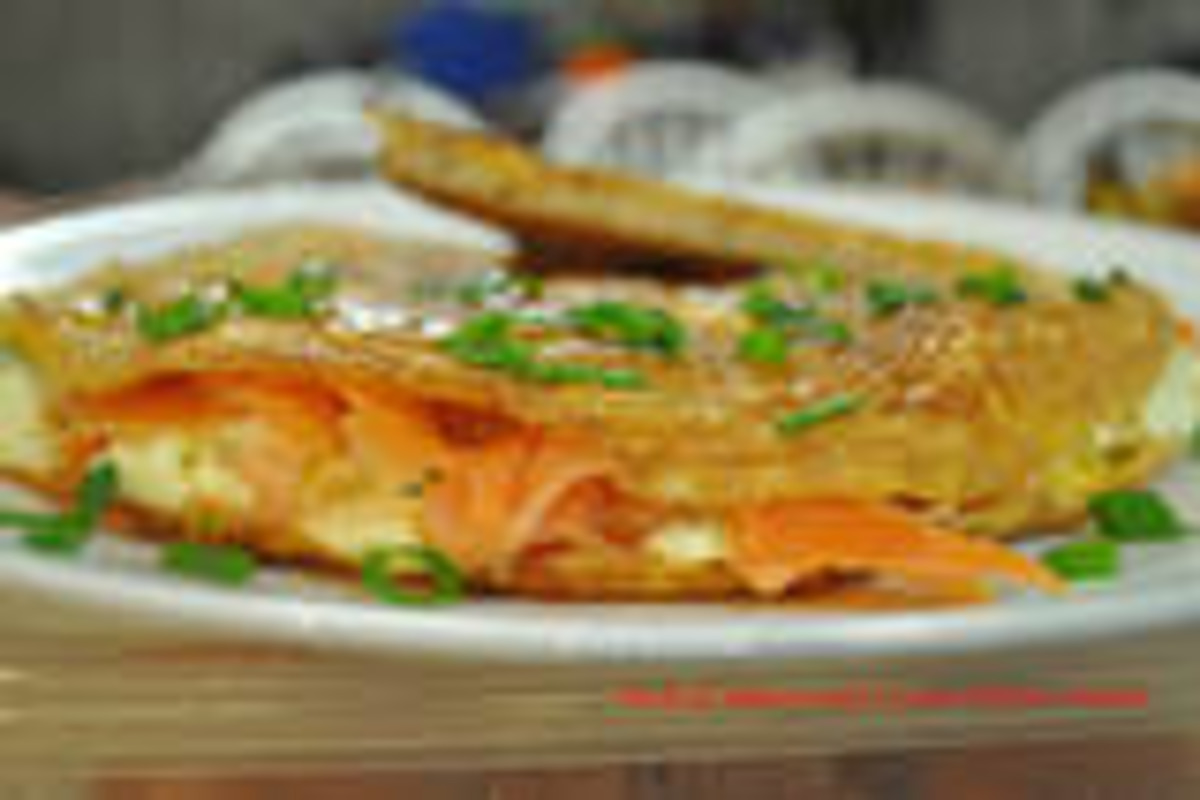 Cisco Kid's Smoked Salmon & Dill Omelet
