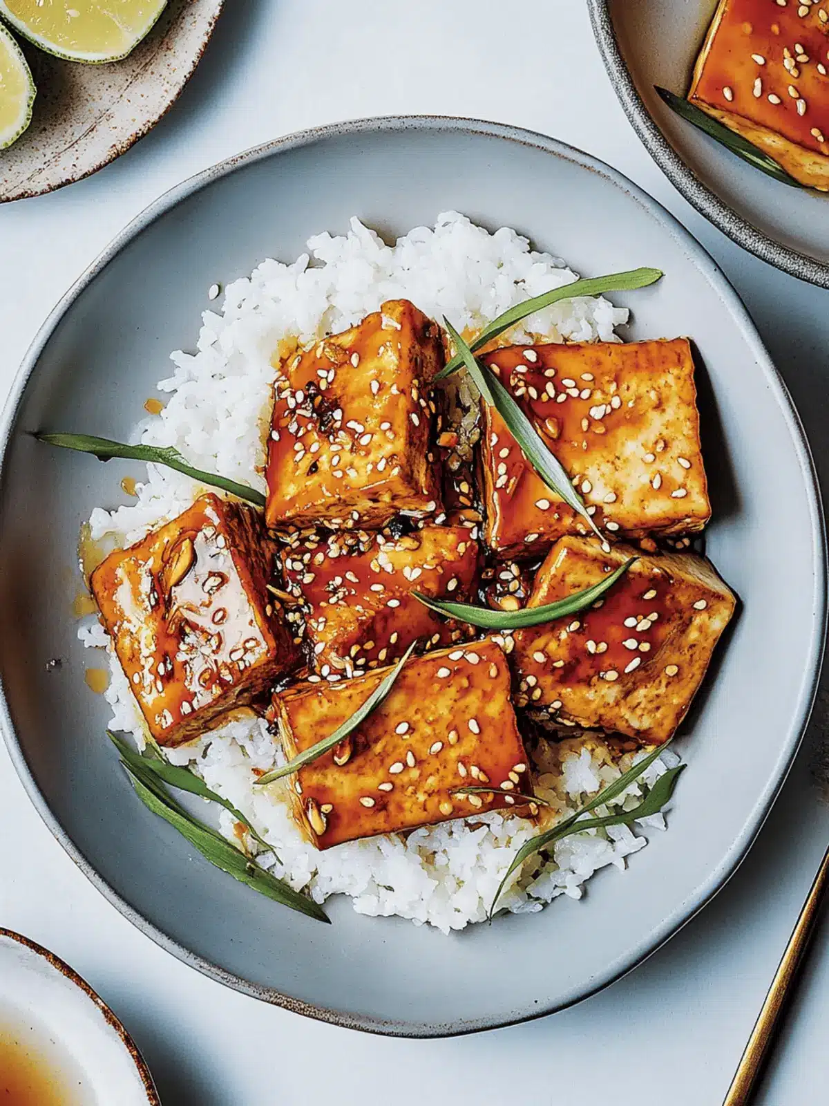 Smoky Maple-Glazed Tofu Bowls