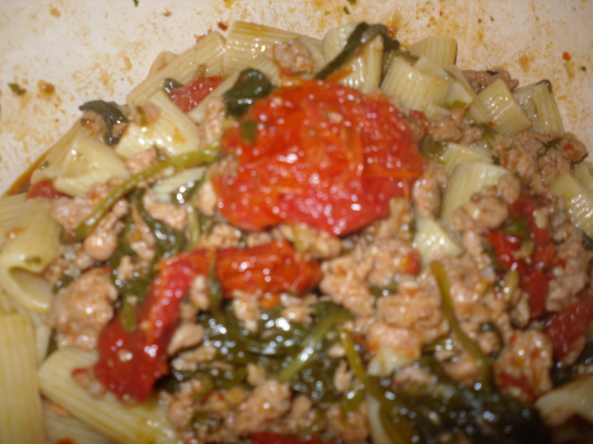 Savory Sausage & Carrot Medley