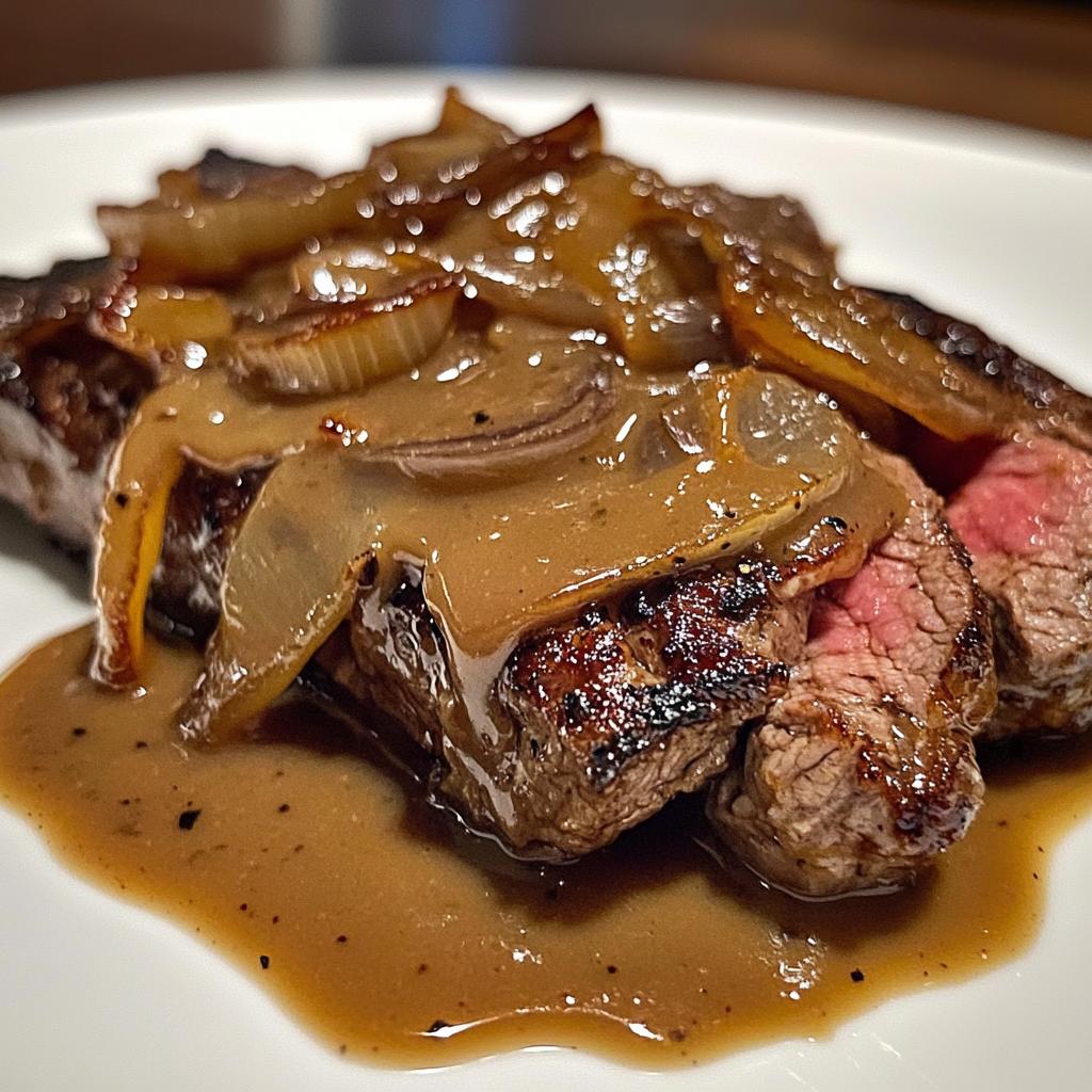 Roy d'Espagne Beef Steak with Onion Gravy