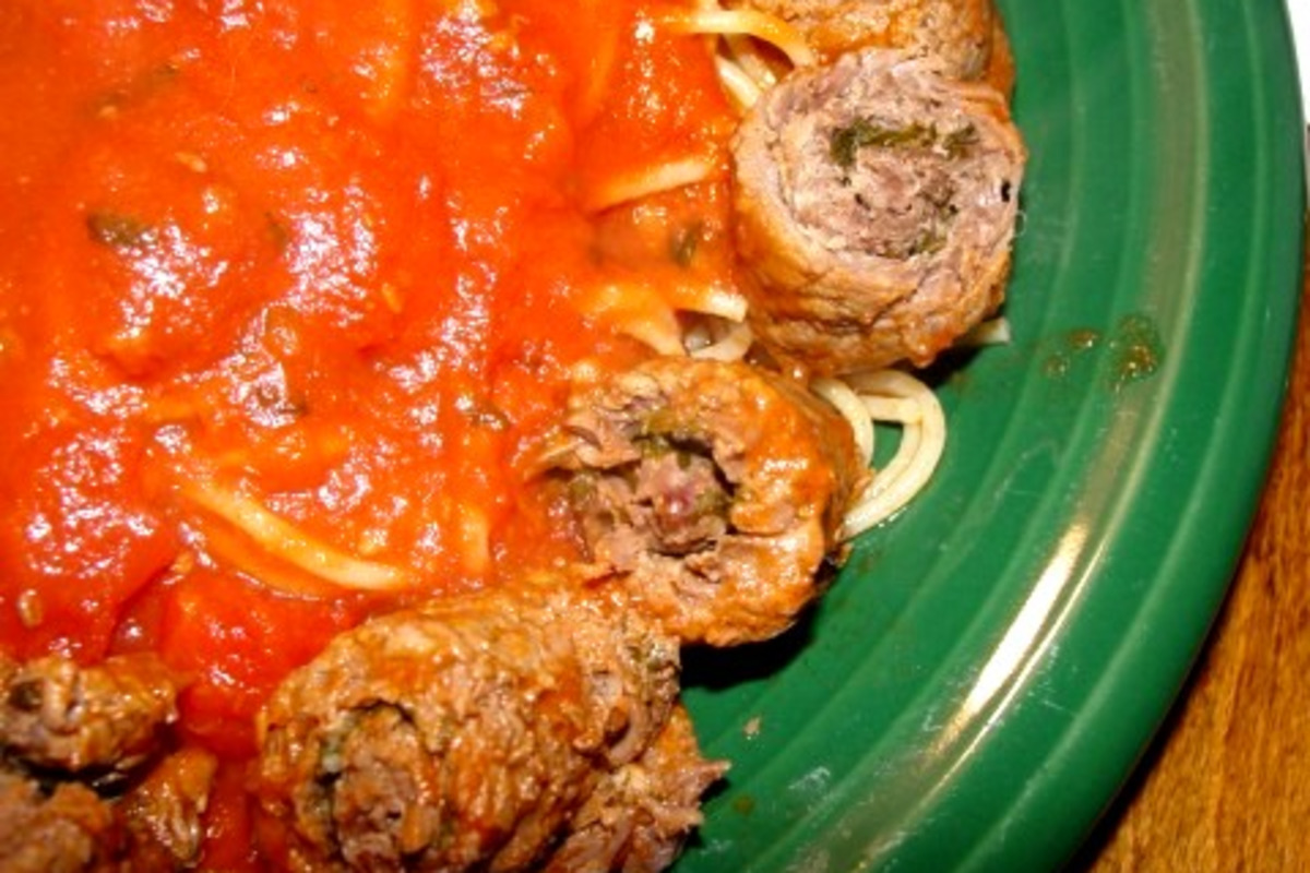 Braised Beef Braciole with Marolles Root Vegetables