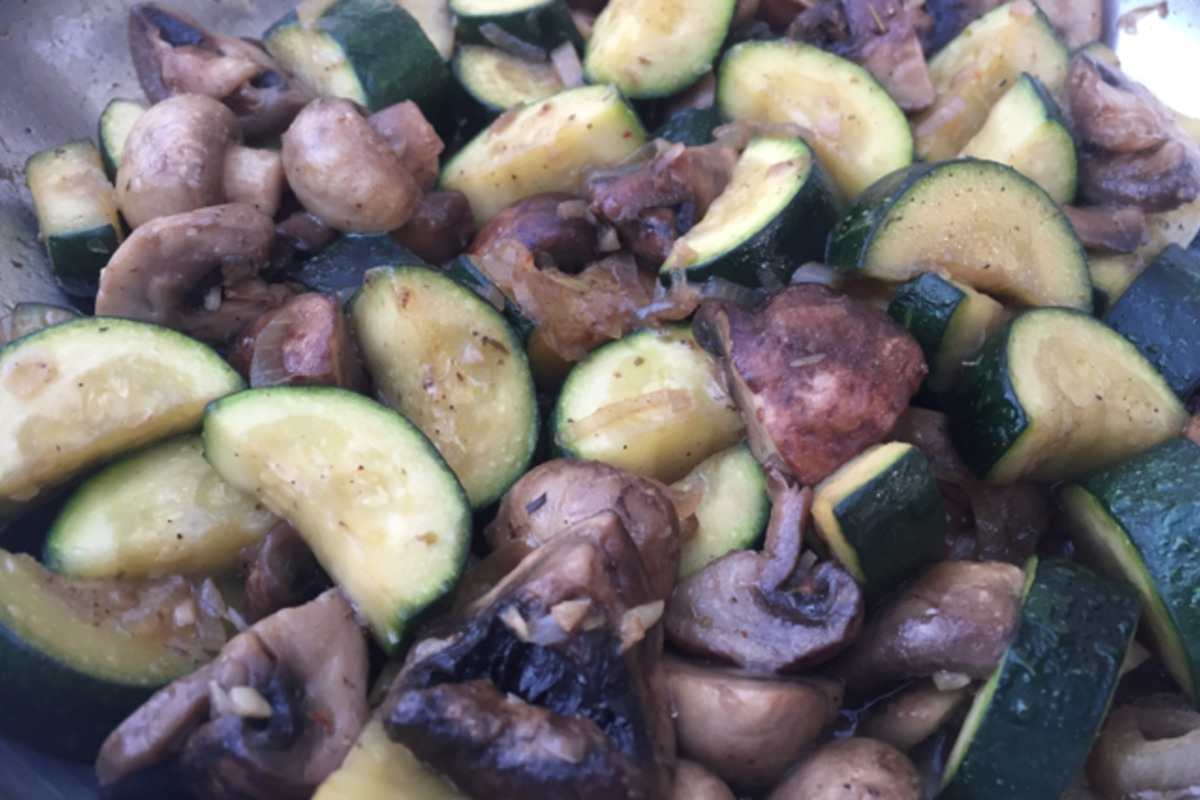 Savory Zucchini & Mushroom Skillet