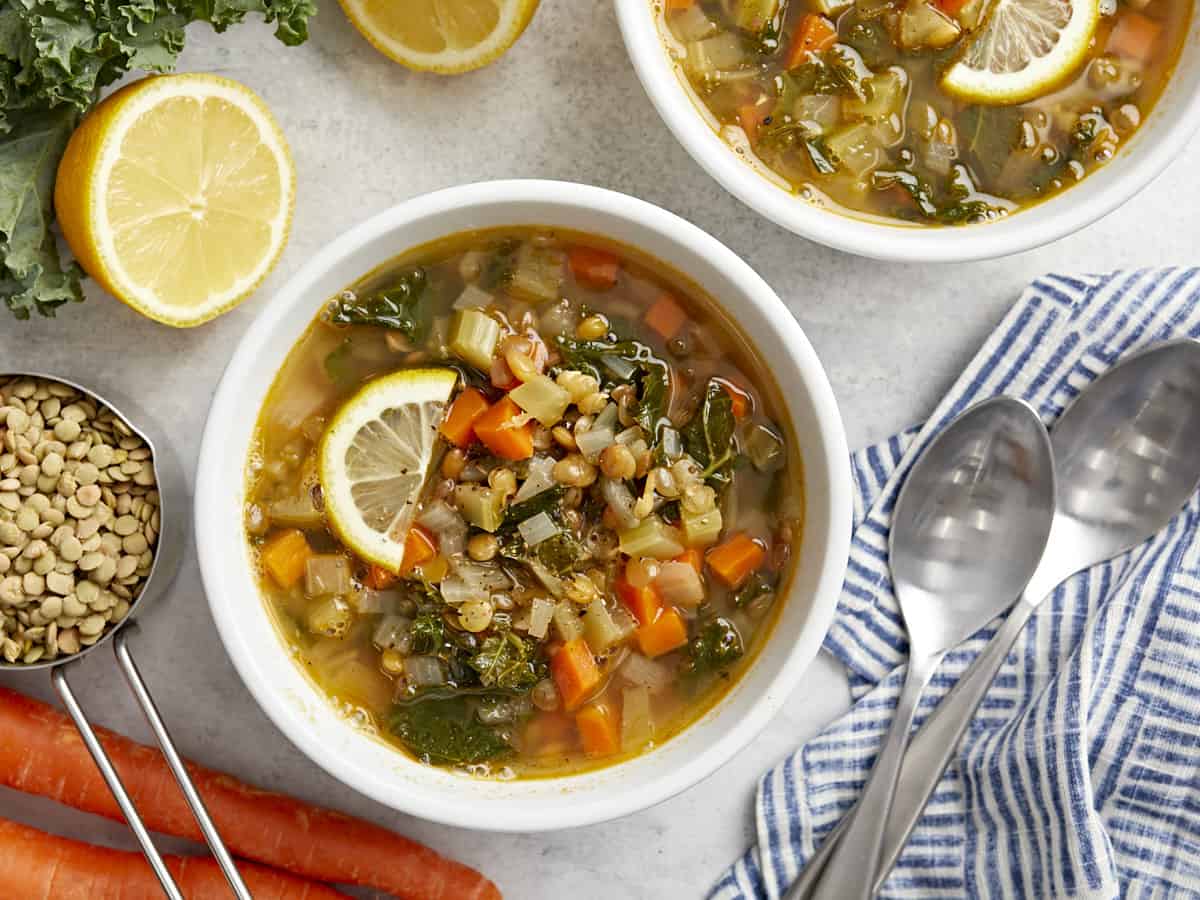 Budget-Backed Lentil & Vegetable Soup