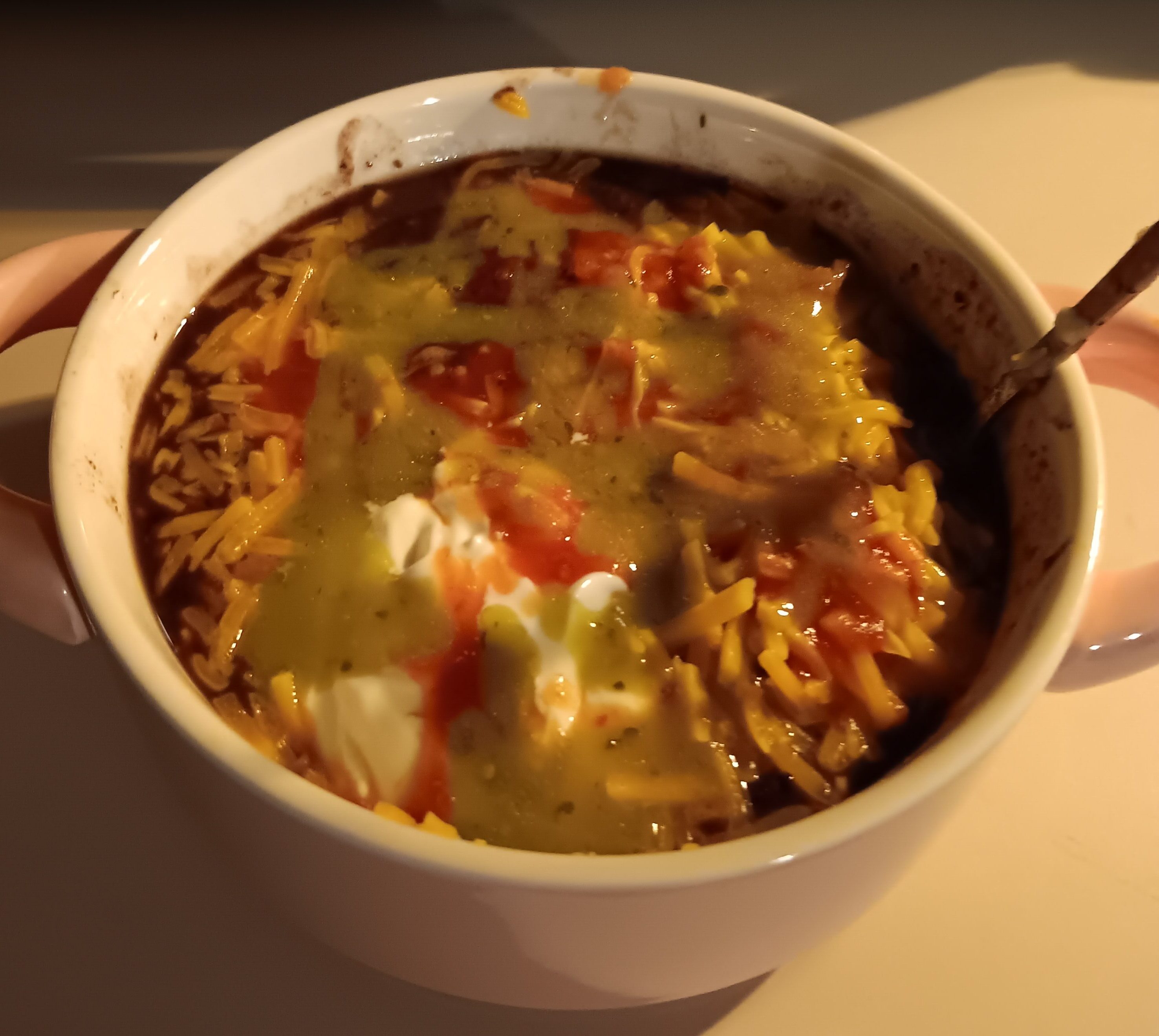 Spiced Rice and Black Bean Bowl
