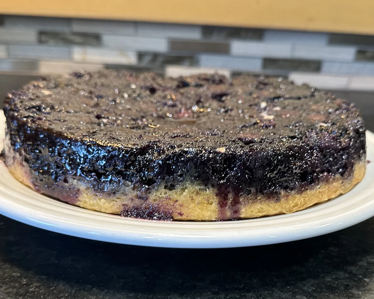 Lemon Blueberry Upside-Down Cake