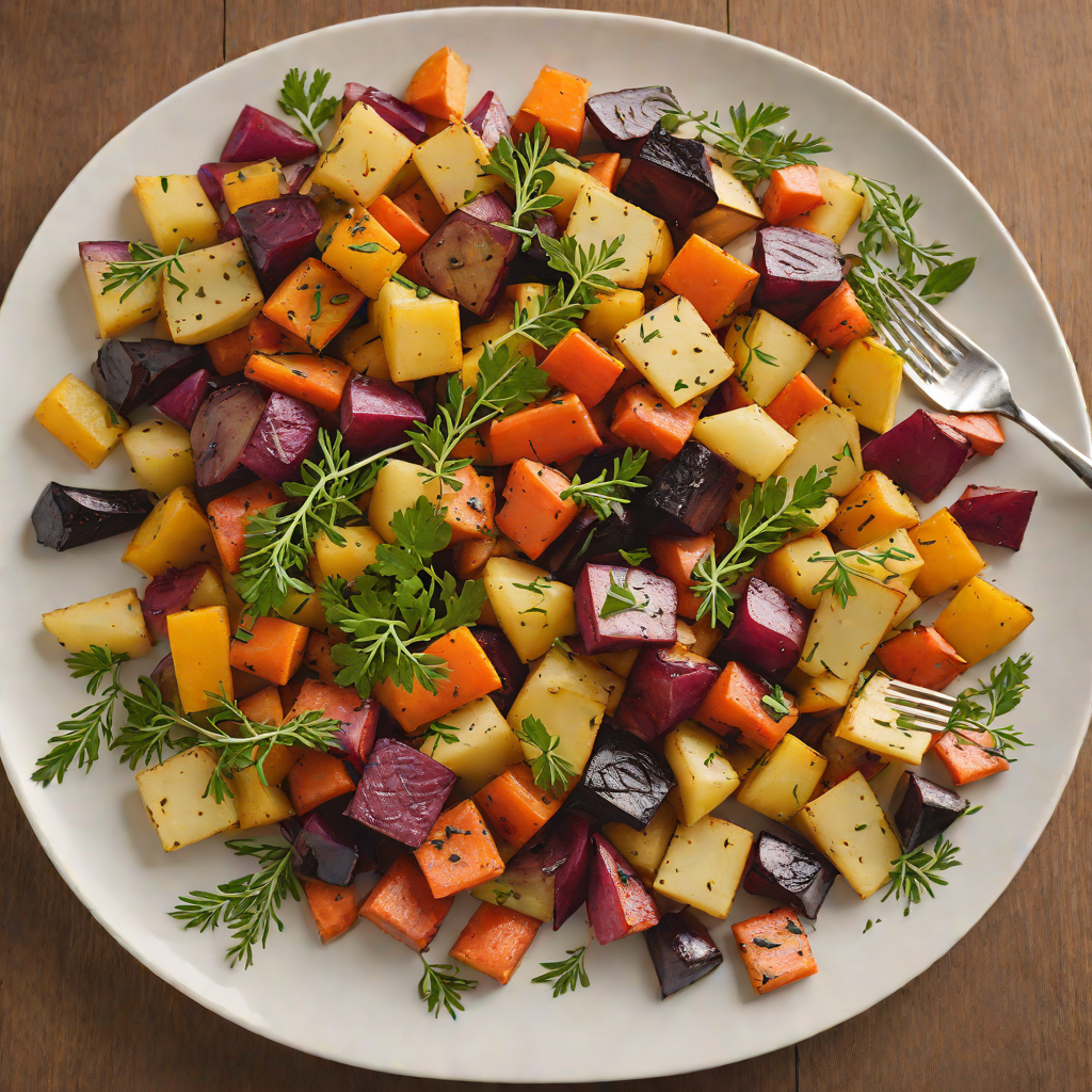 Maple-Roasted Root Vegetable Medley