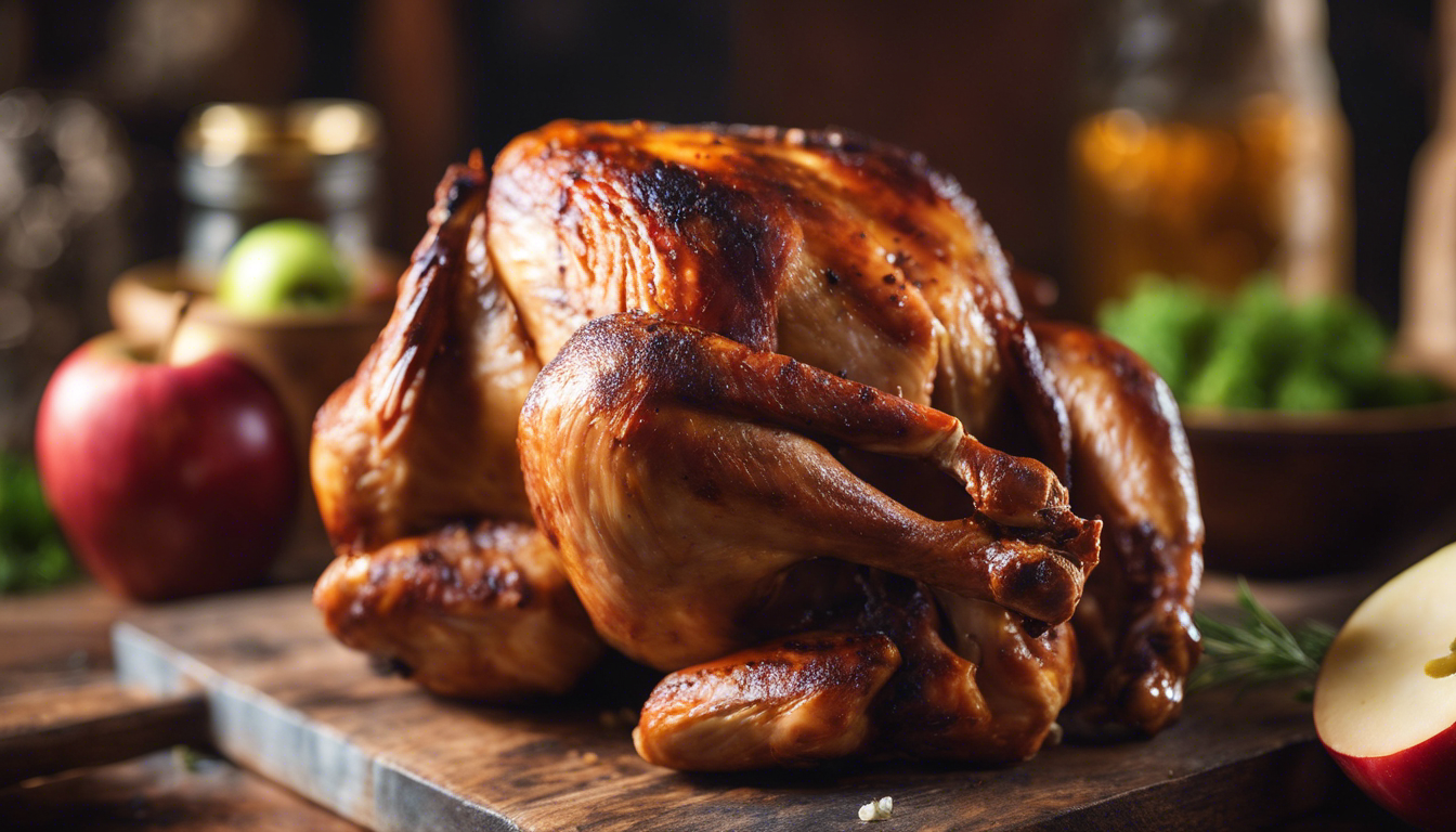 Smoked Applewood Chicken with Buttermilk & Honey-Maple Glaze