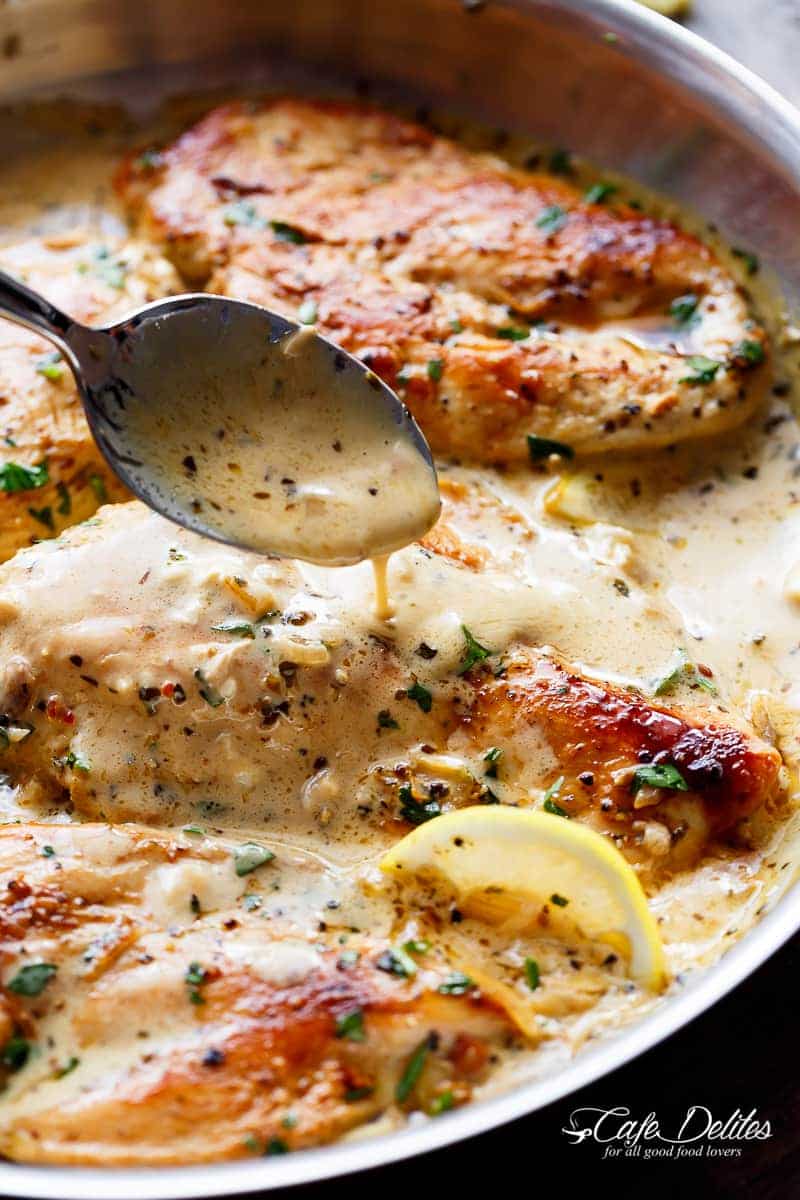 Spring Vegetable Scallopini with Lemon Butter Sauce