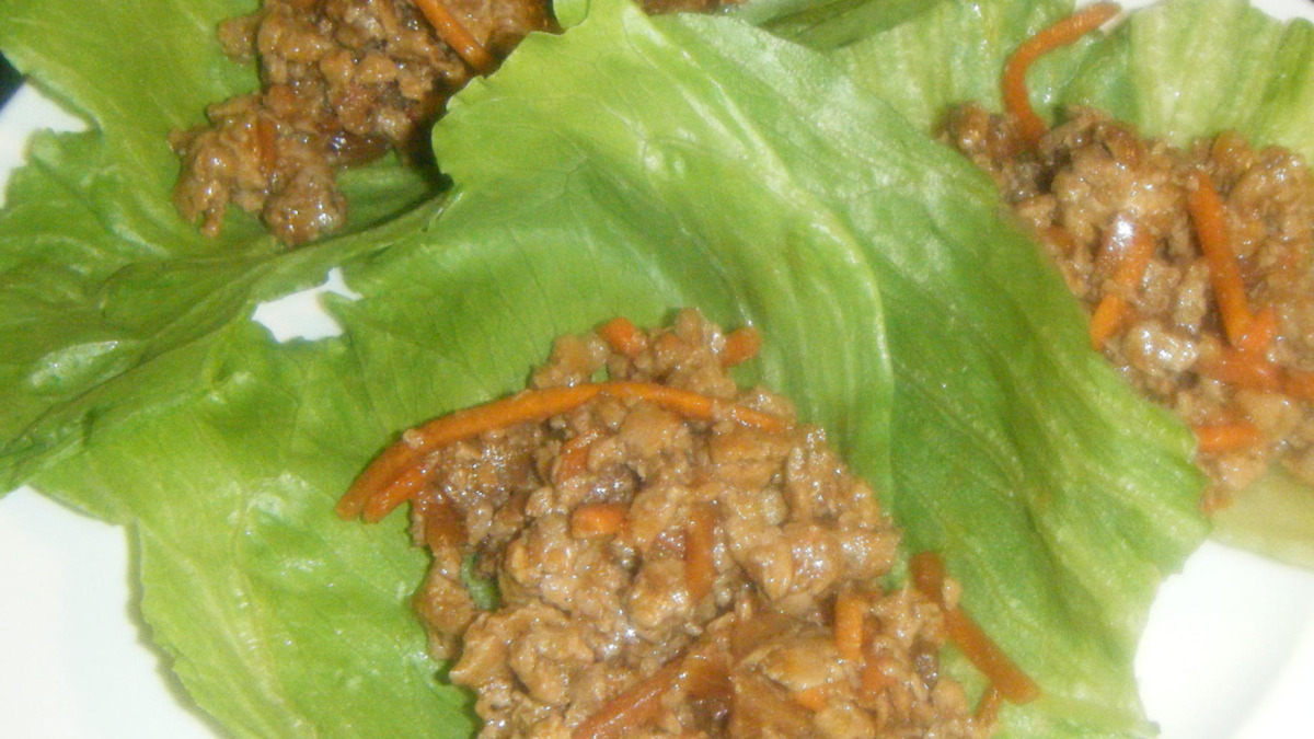 Sweet Potato & Chicken Lettuce Wraps