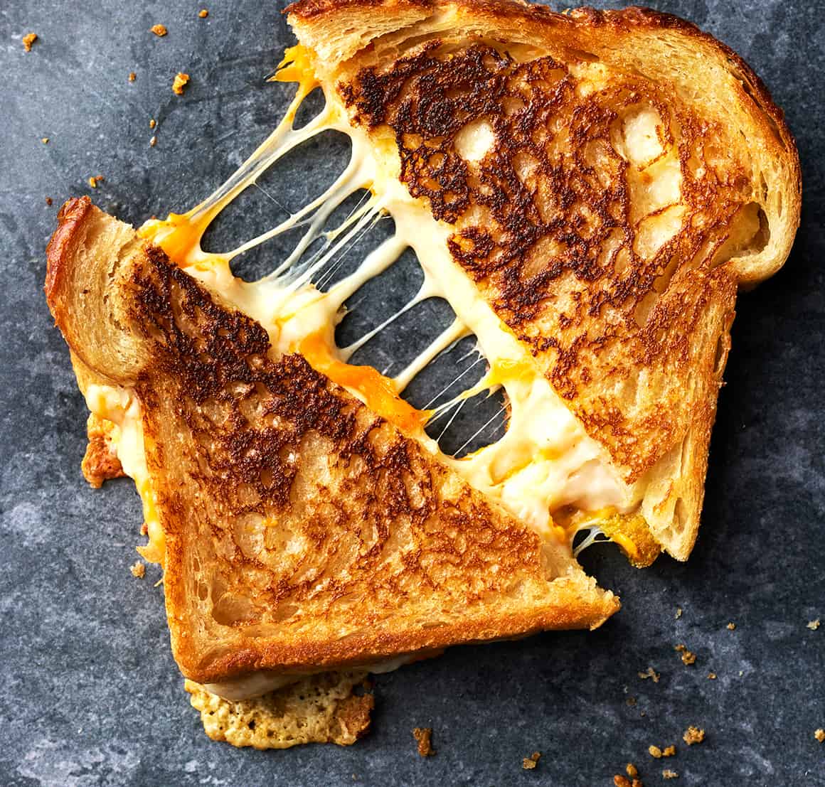 Gourmet Grilled Cheese with Honey-Balsamic Glaze