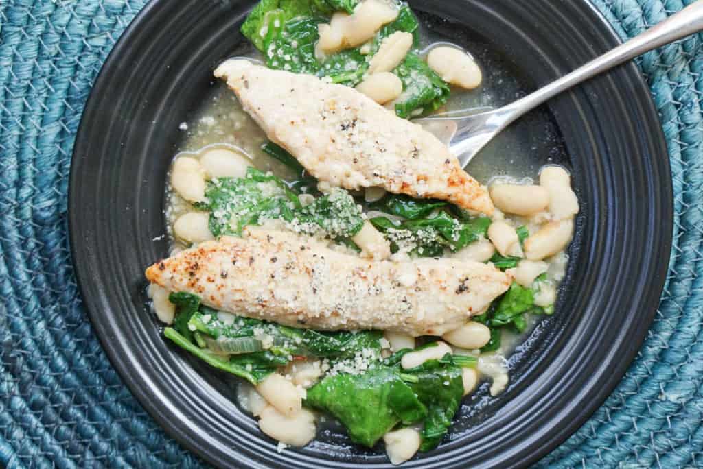 Lemon-Herb Chicken & White Bean One-Pot