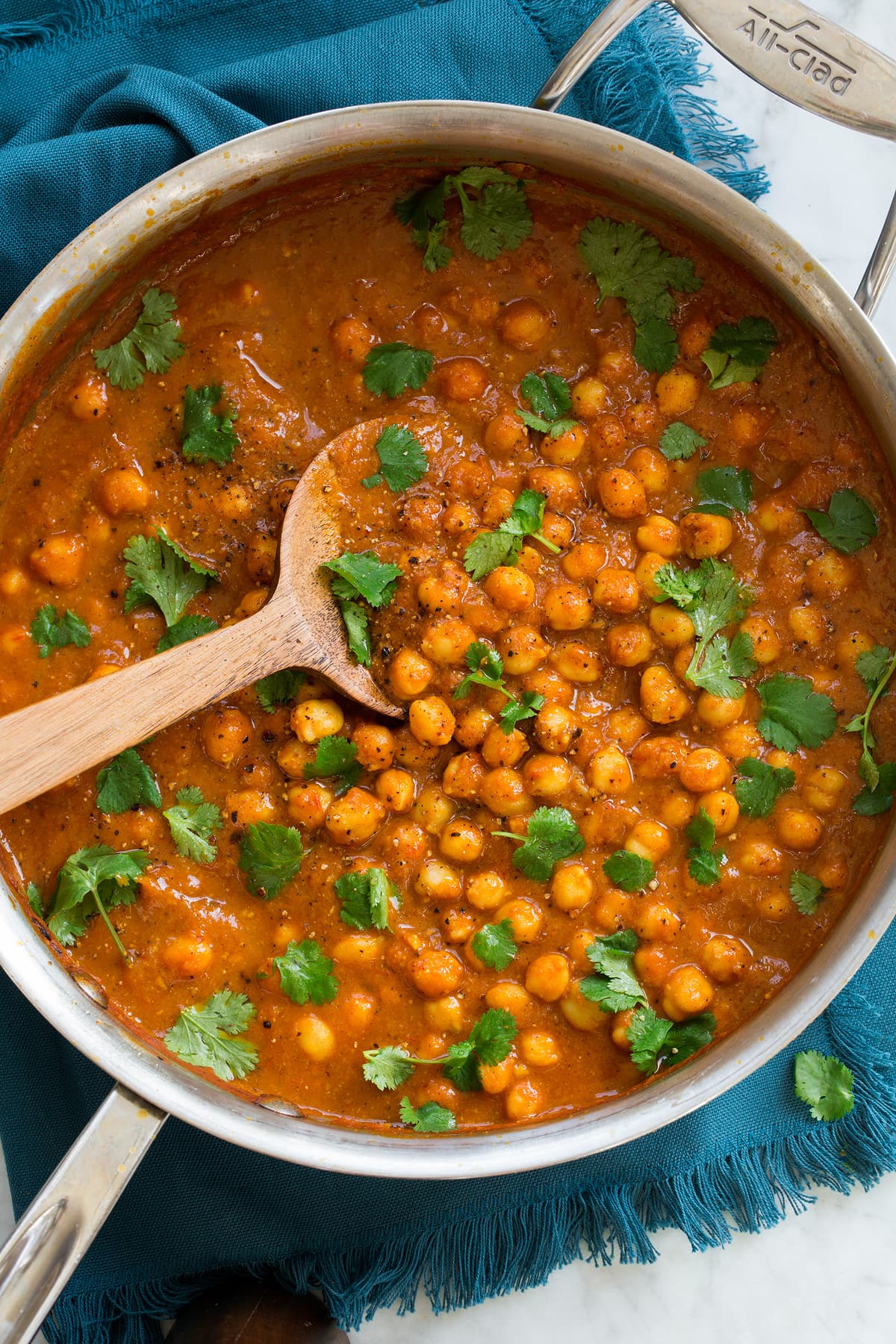 Tandoori-Style Chickpea Curry with Caramelized Onions