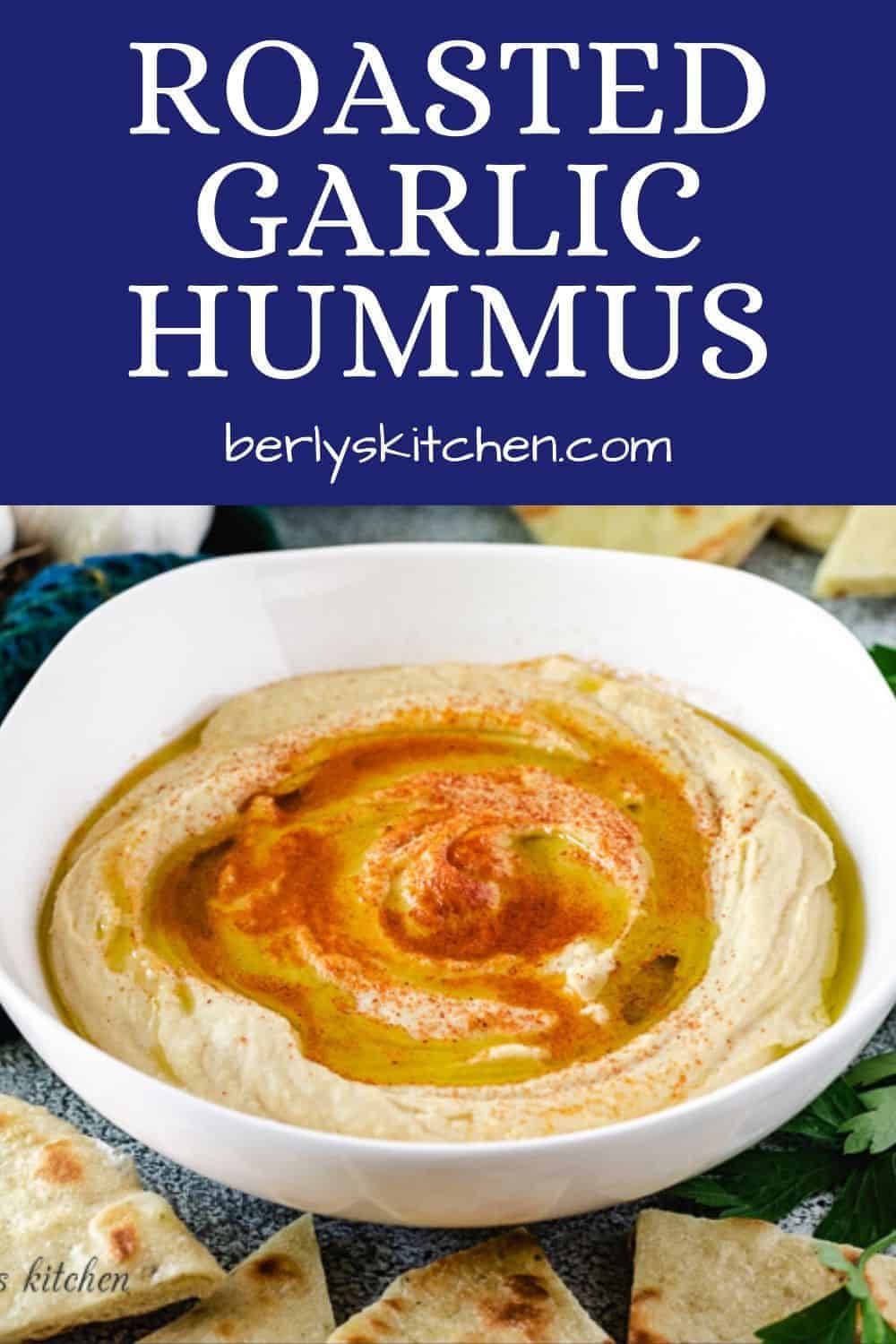 Za'atar-Roasted Garlic Hummus