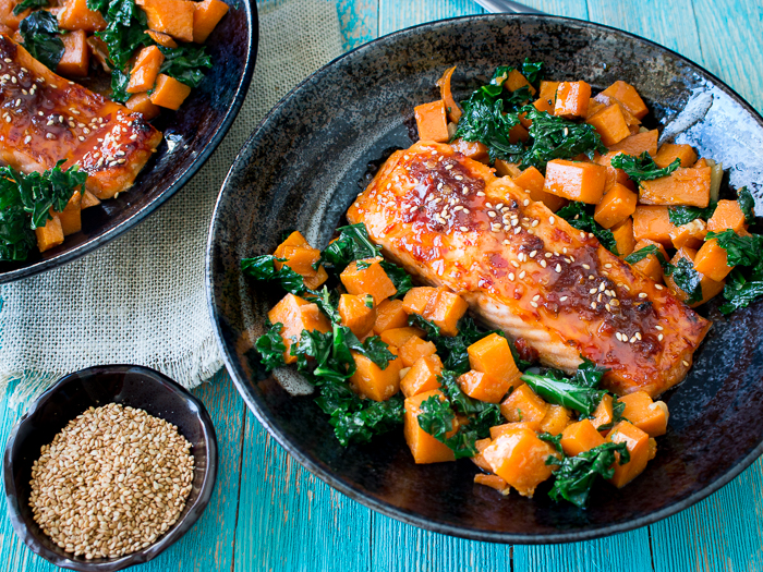 Anti-Inflammatory Salmon & Sweet Potato Hash