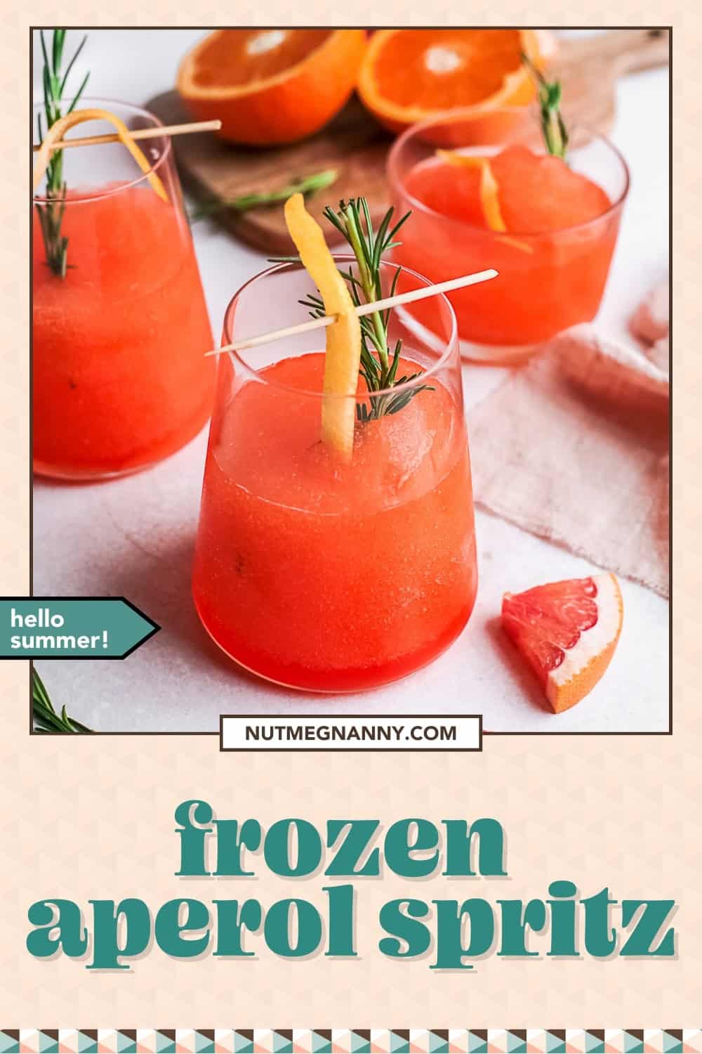 Frozen Citrus Aperol Spritz