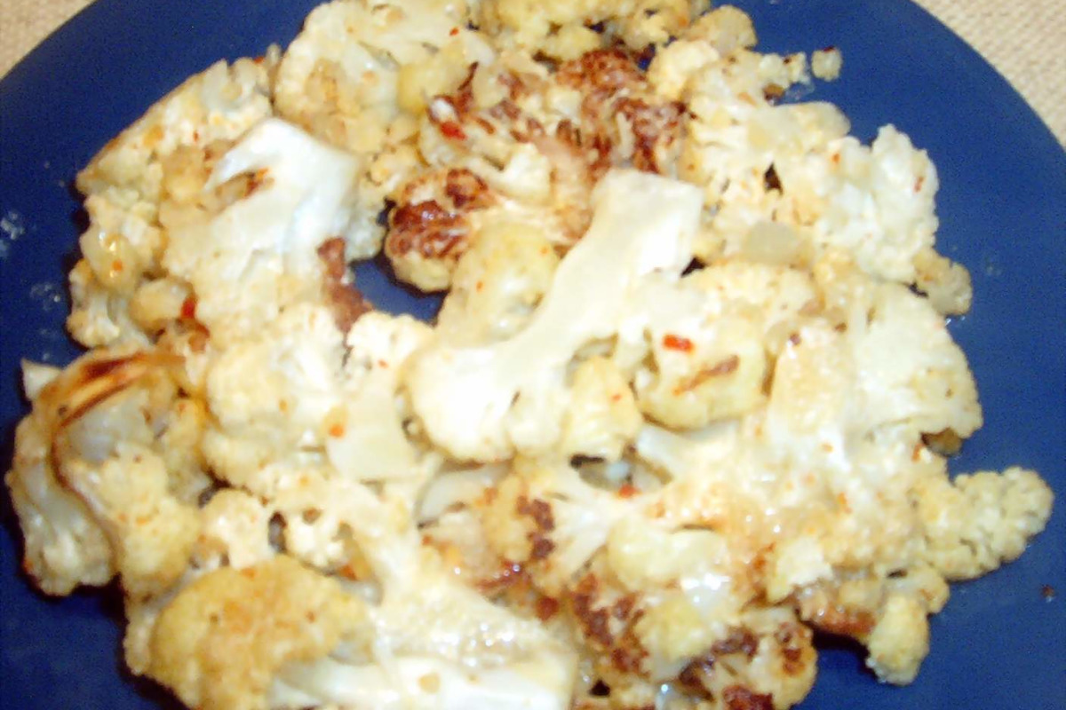 Cauliflower 'Hash Browns' with Fried Eggs