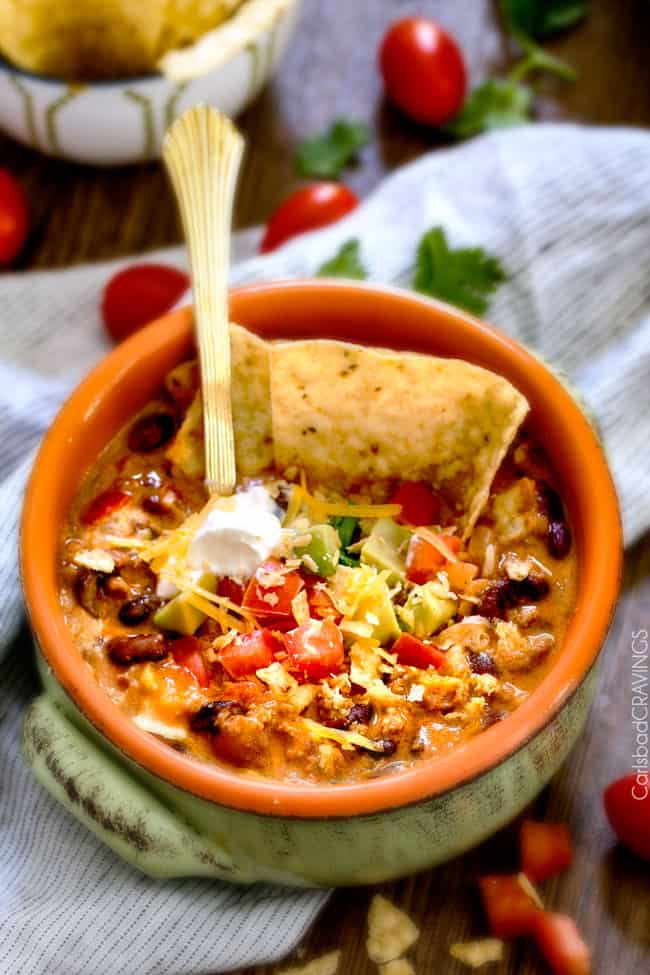 Speedy Cheesy Taco Soup