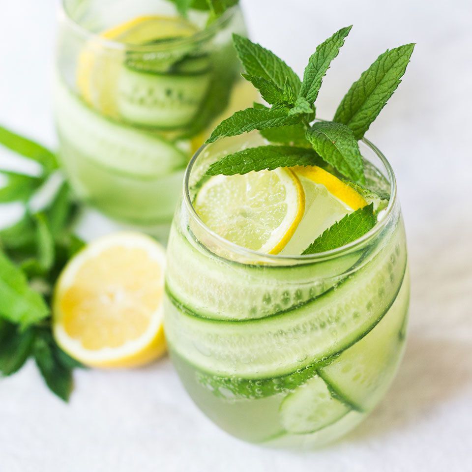 Cucumber-Mint Dirty Spritz