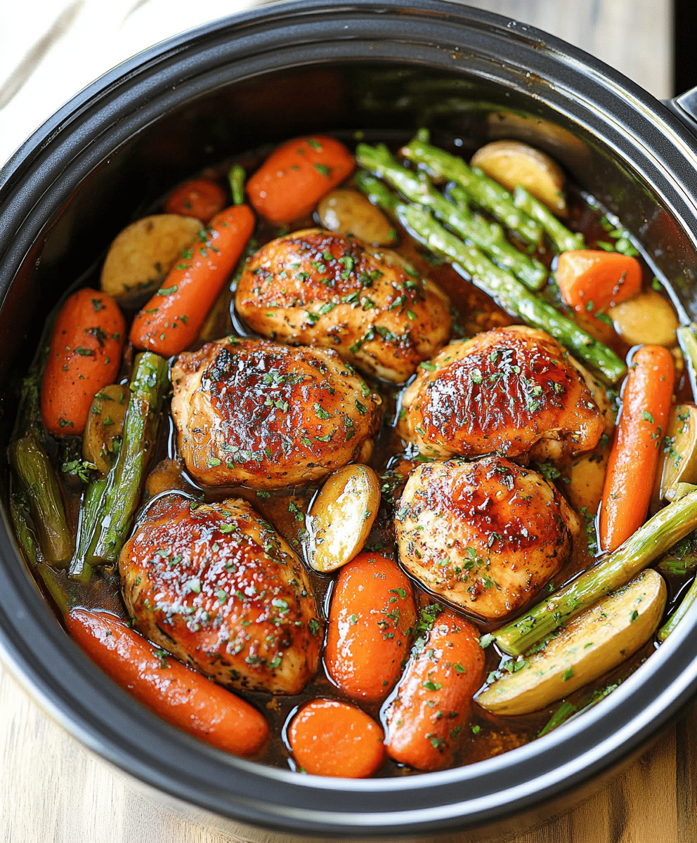Spring Harvest Slow-Cooker Chicken