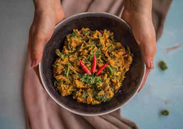 Kale & Sweet Potato Mash