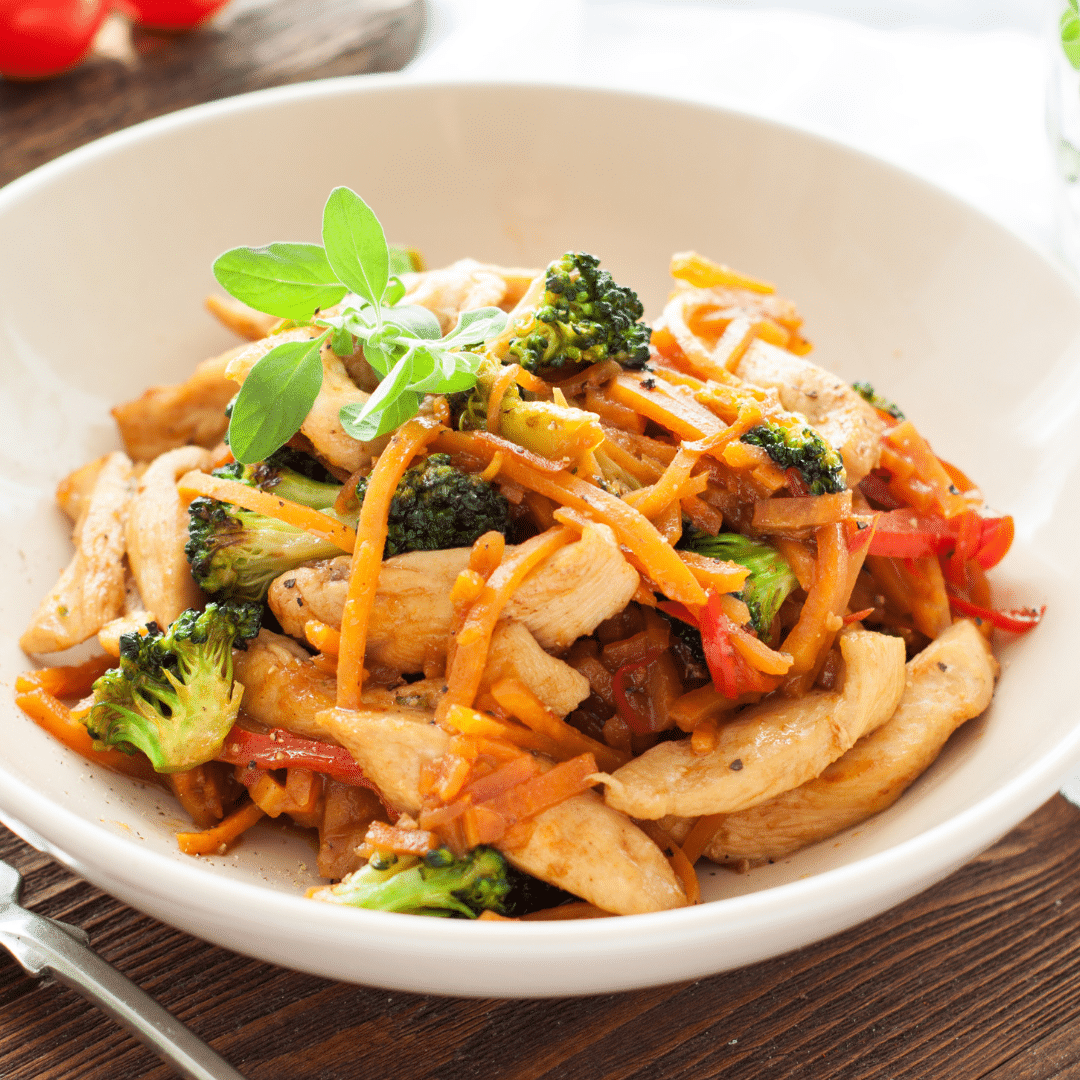 Sweet Potato Chicken Stir-Fry