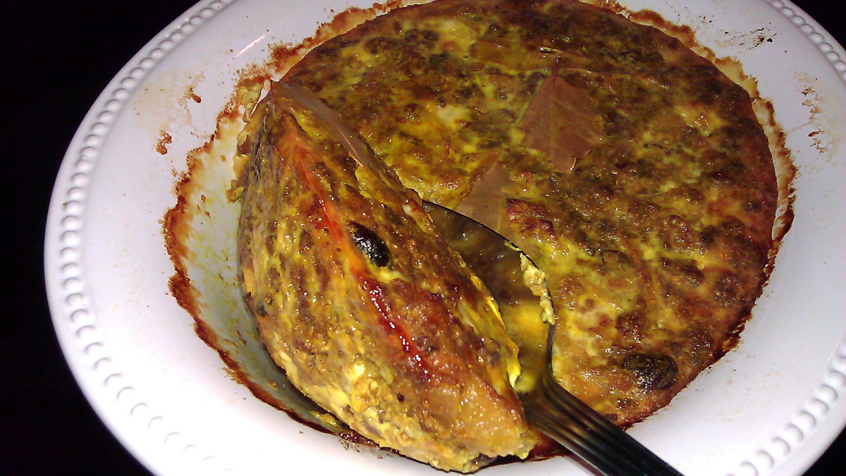 South African Bobotie with Spiced Custard Topping