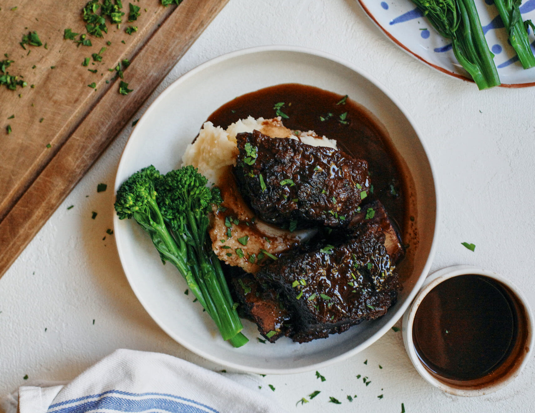 Vintage Wine-Braised Short Ribs with Root Vegetables