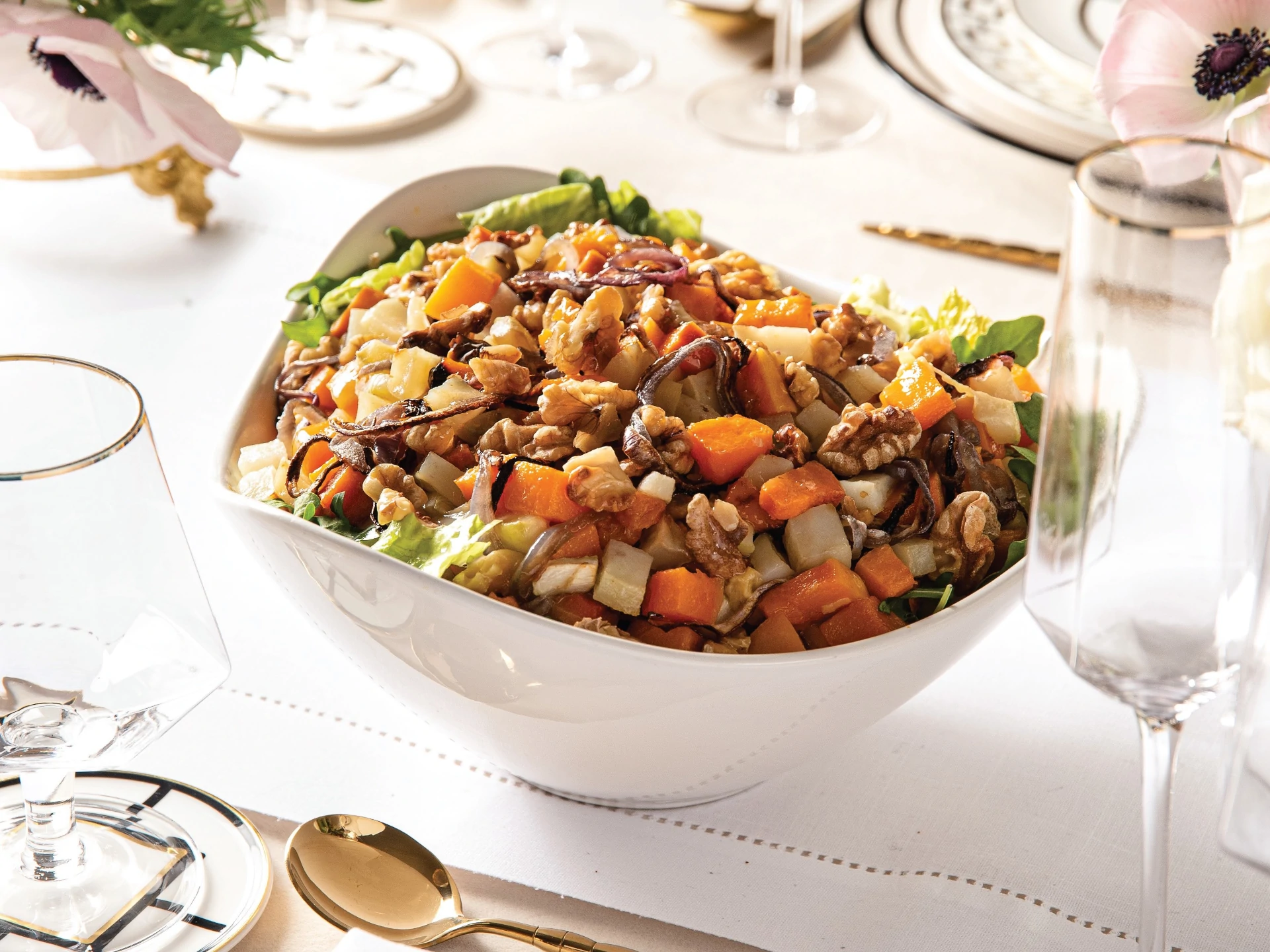 Sun-Drenched Chickpea & Roasted Veggie Salad
