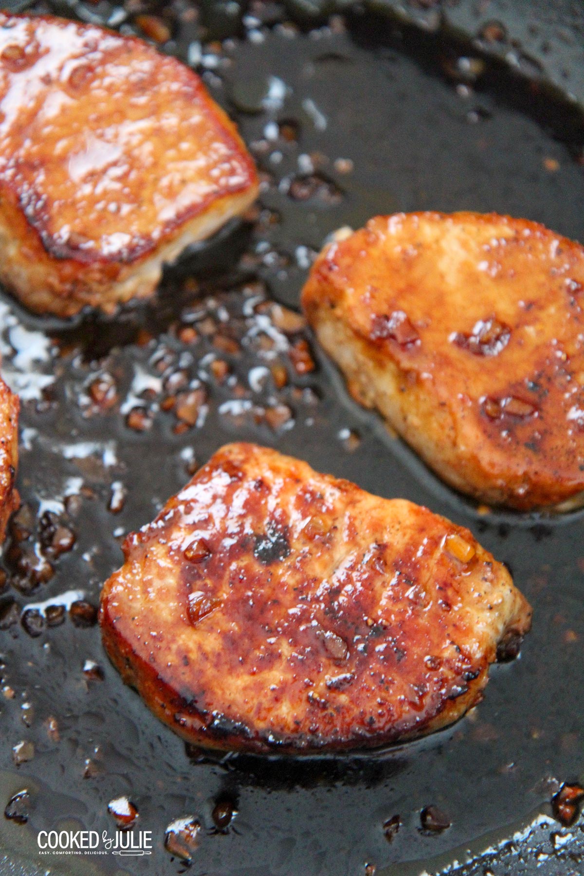 Johnson's Honey-Glazed Pork Chops