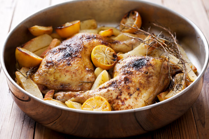 Gentian-Braised Chicken with Lemon