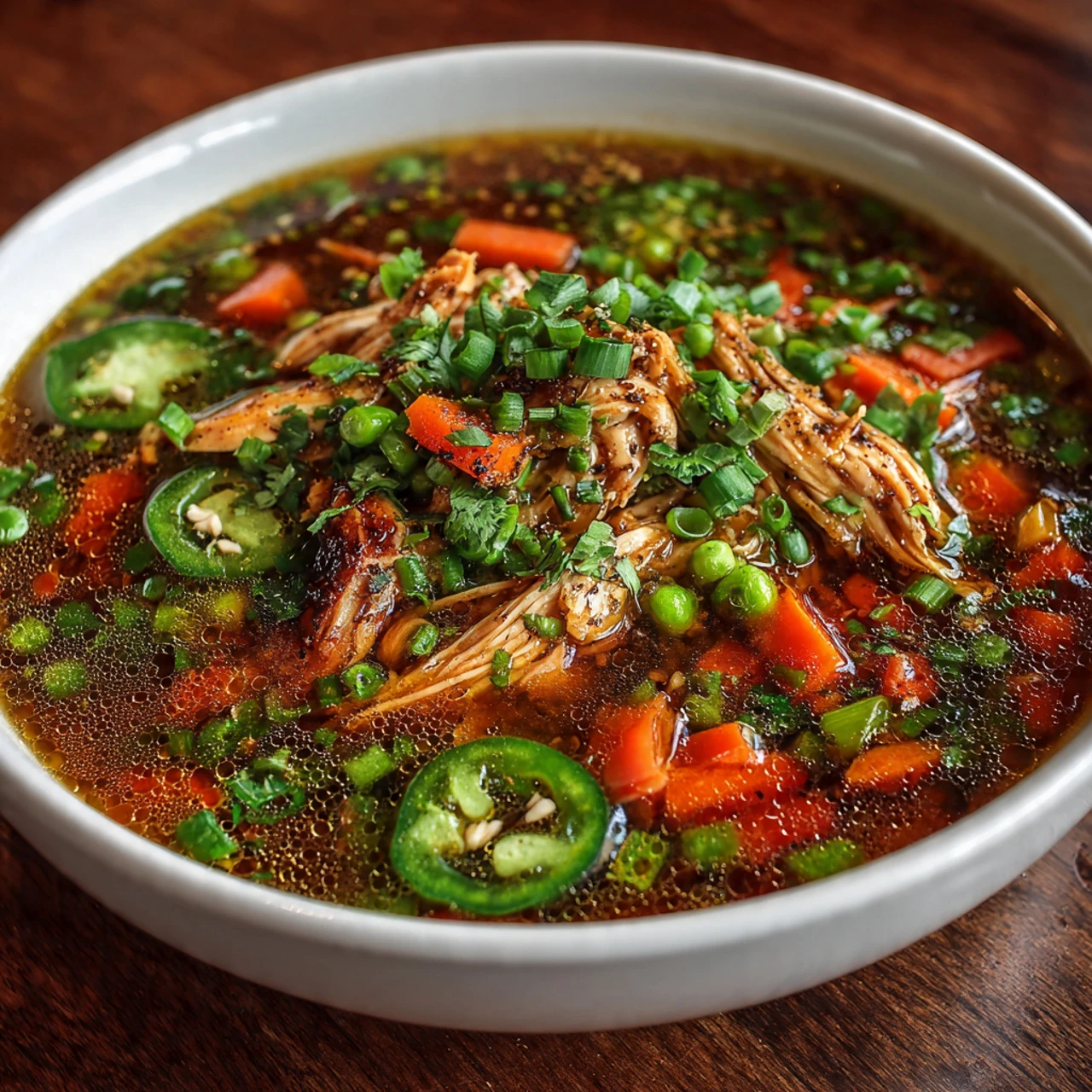 Golden Ginger-Infused Bone Broth Soup