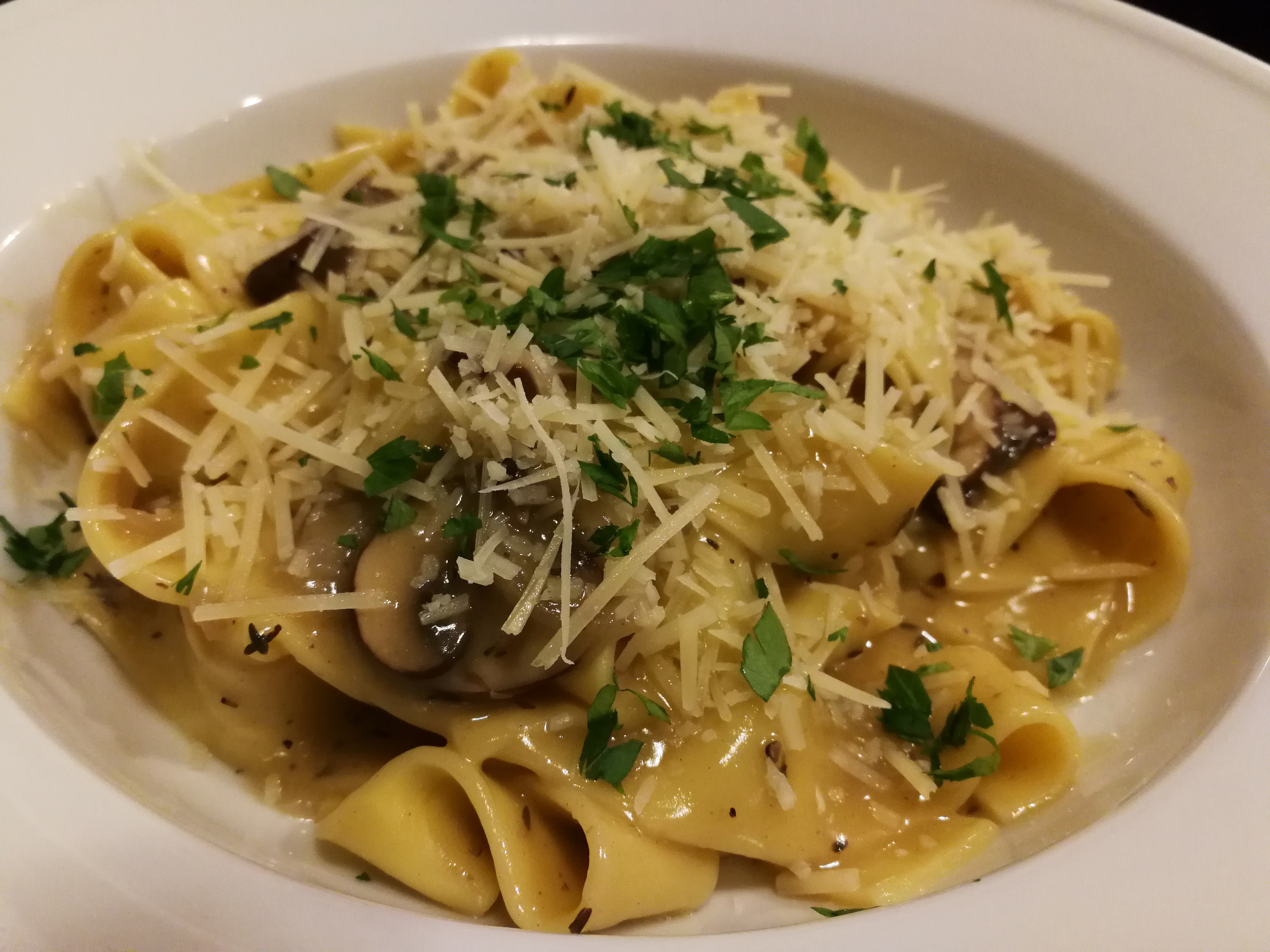 Nonna's Homemade Pappardelle with Wild Mushroom Ragù