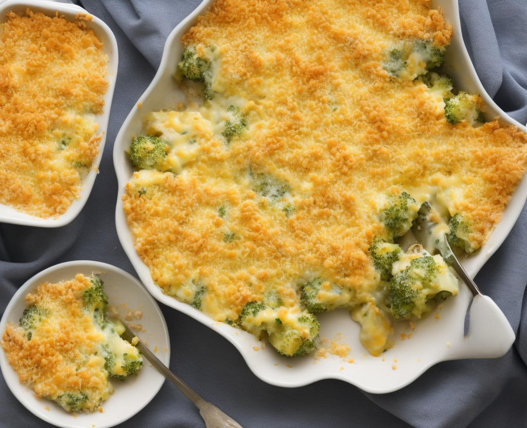 Cheesy Broccoli and Cheddar Casserole