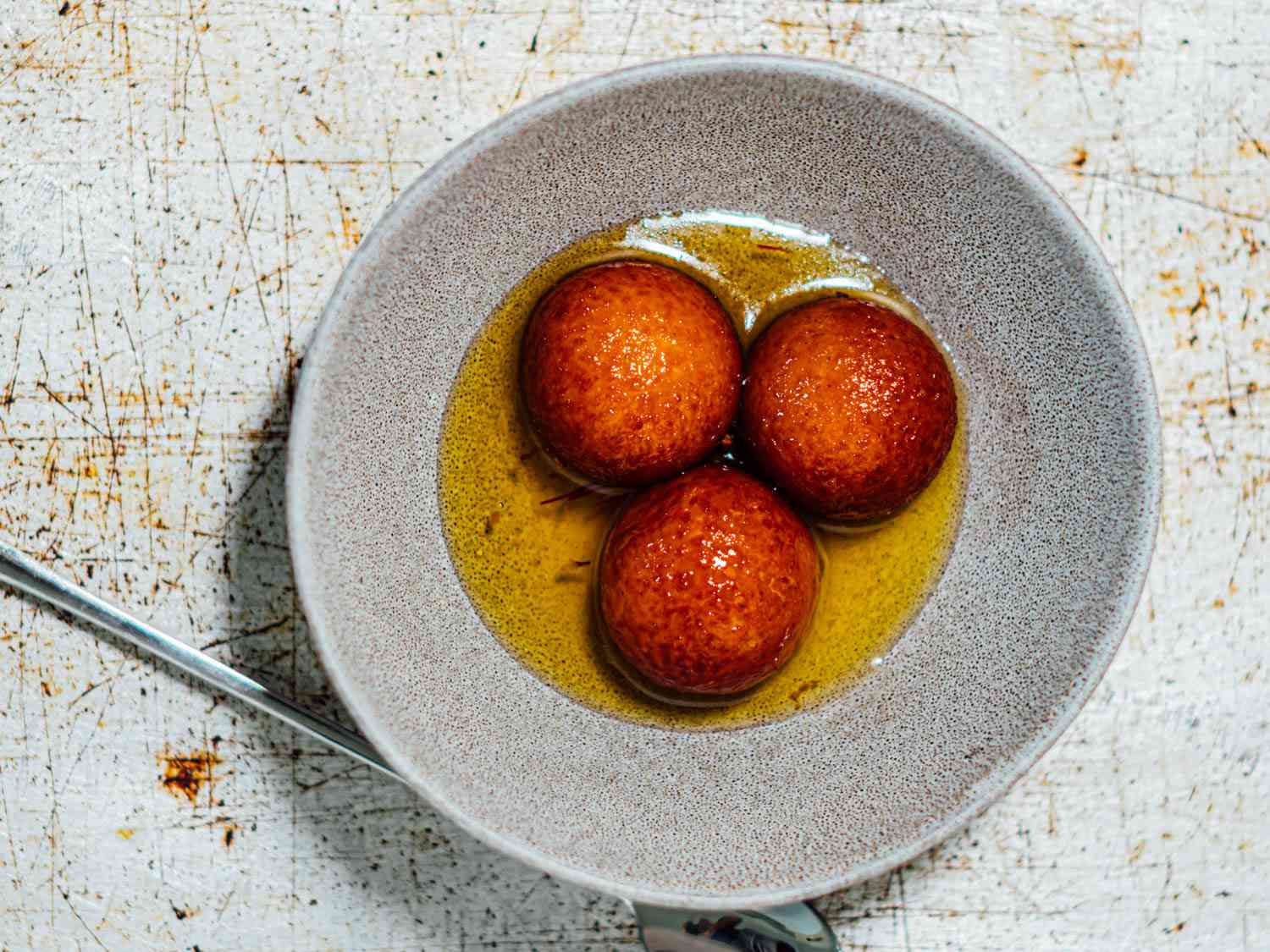 Delhi-Style Gulab Jamun with Cardamom Syrup