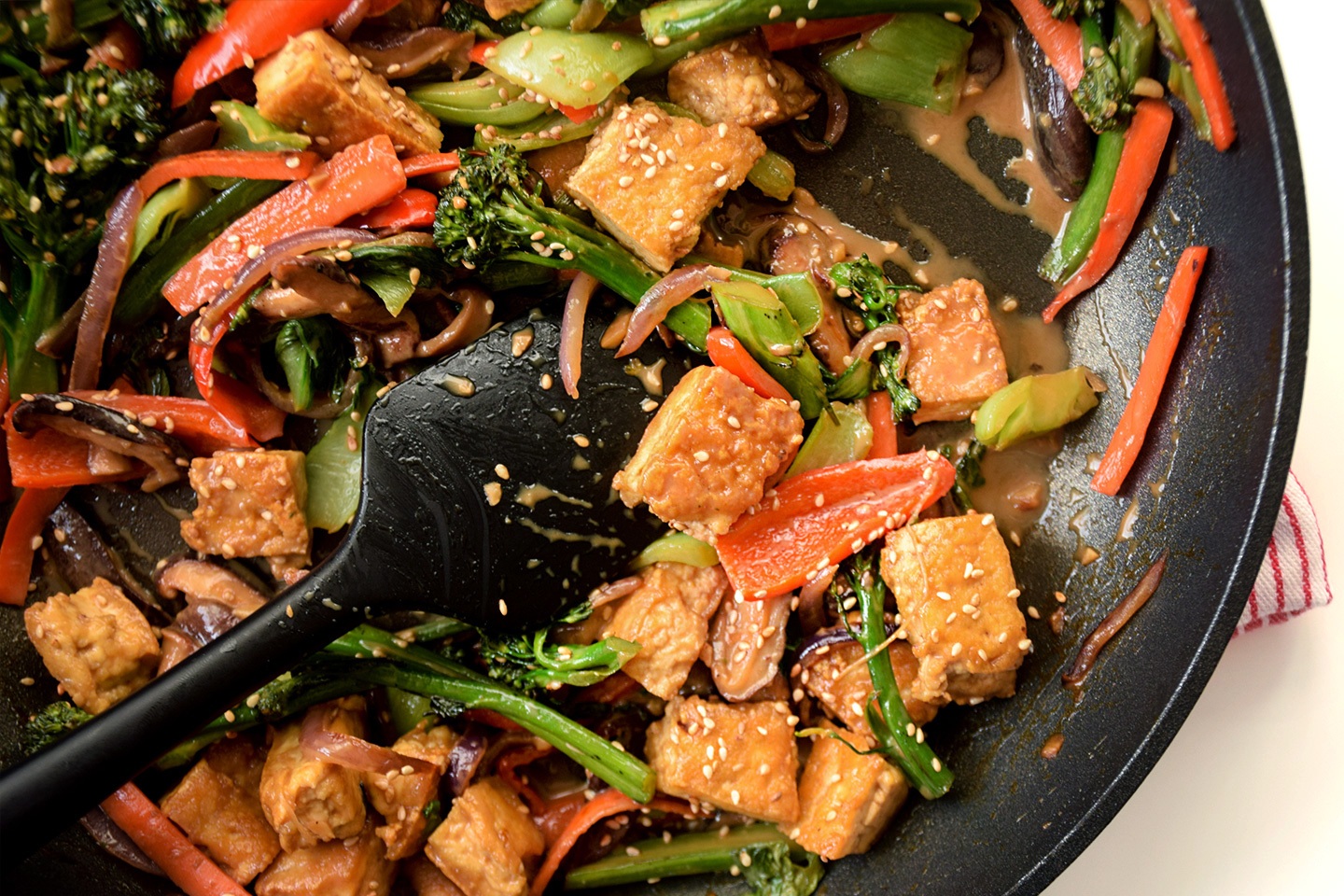 Data-Savvy Veggie Stir-Fry with Sesame-Ginger Sauce