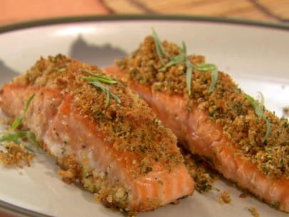 Lemon-Cured Salmon with Herb Crust