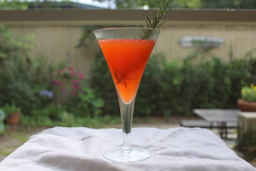Rosemary Lemon Aperol Spritz
