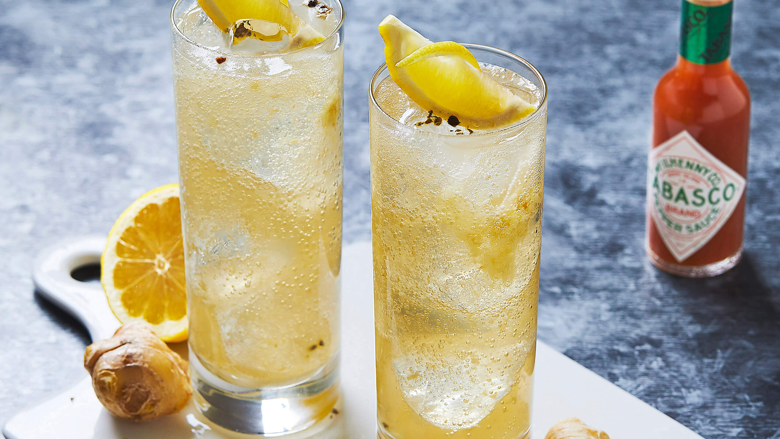 Spicy Ginger Highball with Lime