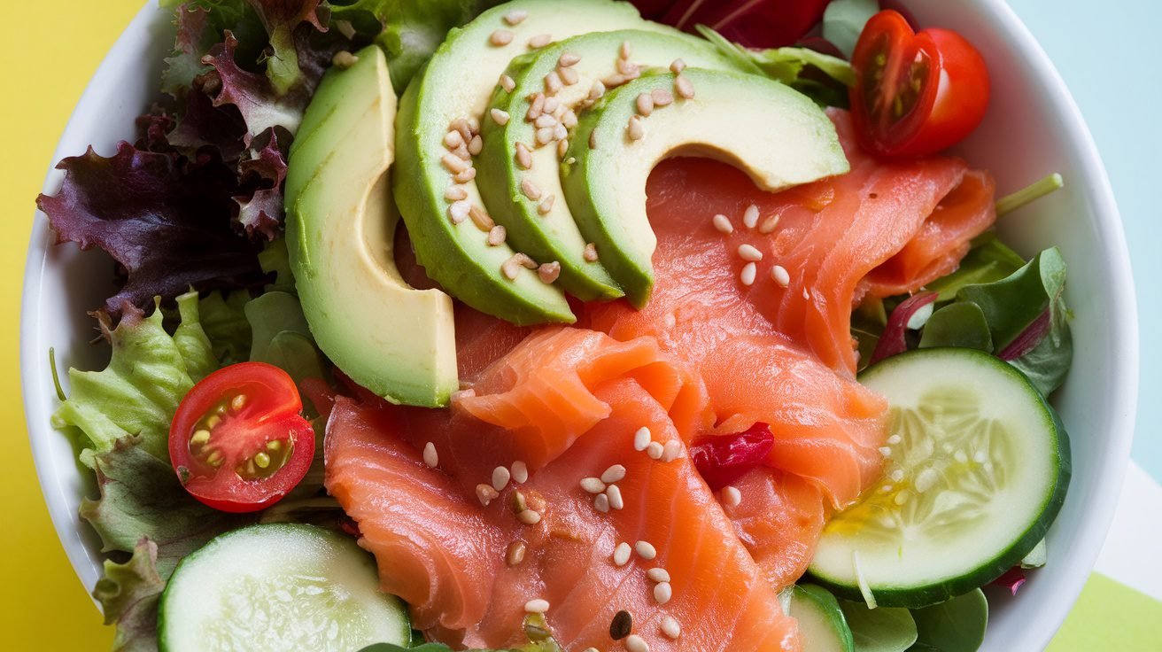 Everything Seed Smoked Salmon Avocado Bowl