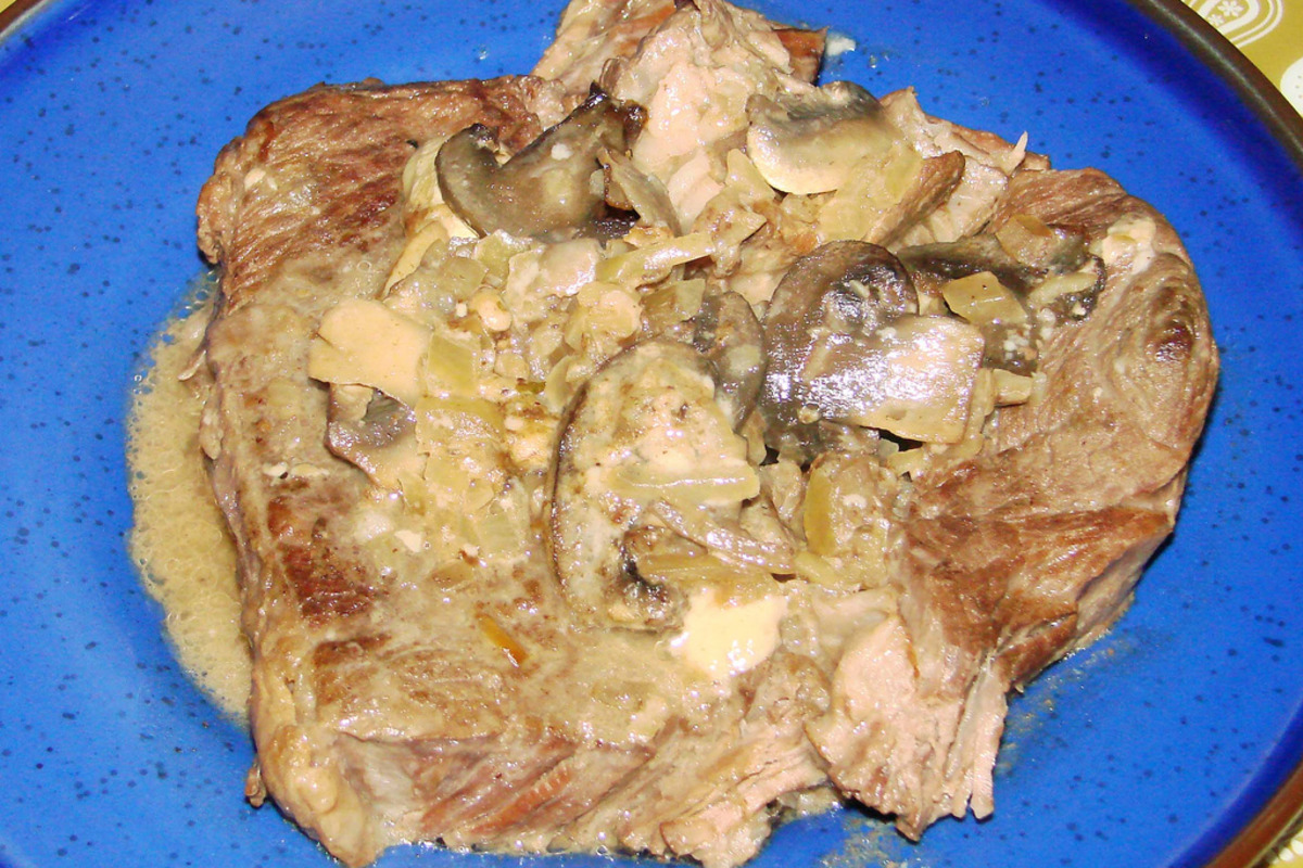 Slow-Cooked Beef & Mushroom Medley with Avocado