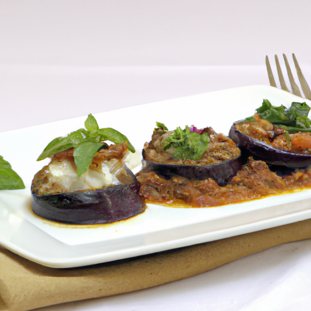 Mediterranean-Style Eggplant Moussaka with Herbed Tomato Sauce