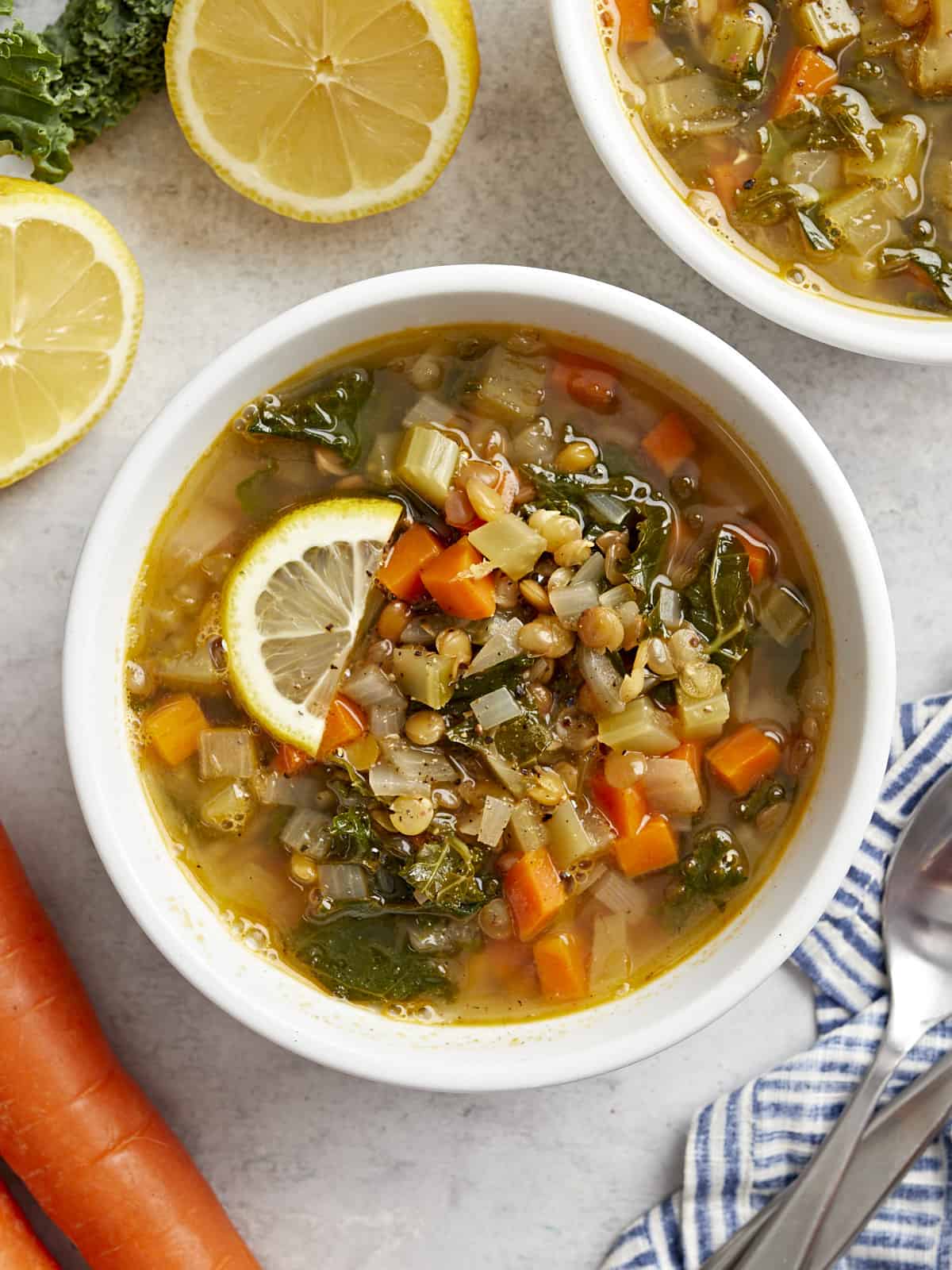 Mediterranean Lemon Lentil Soup